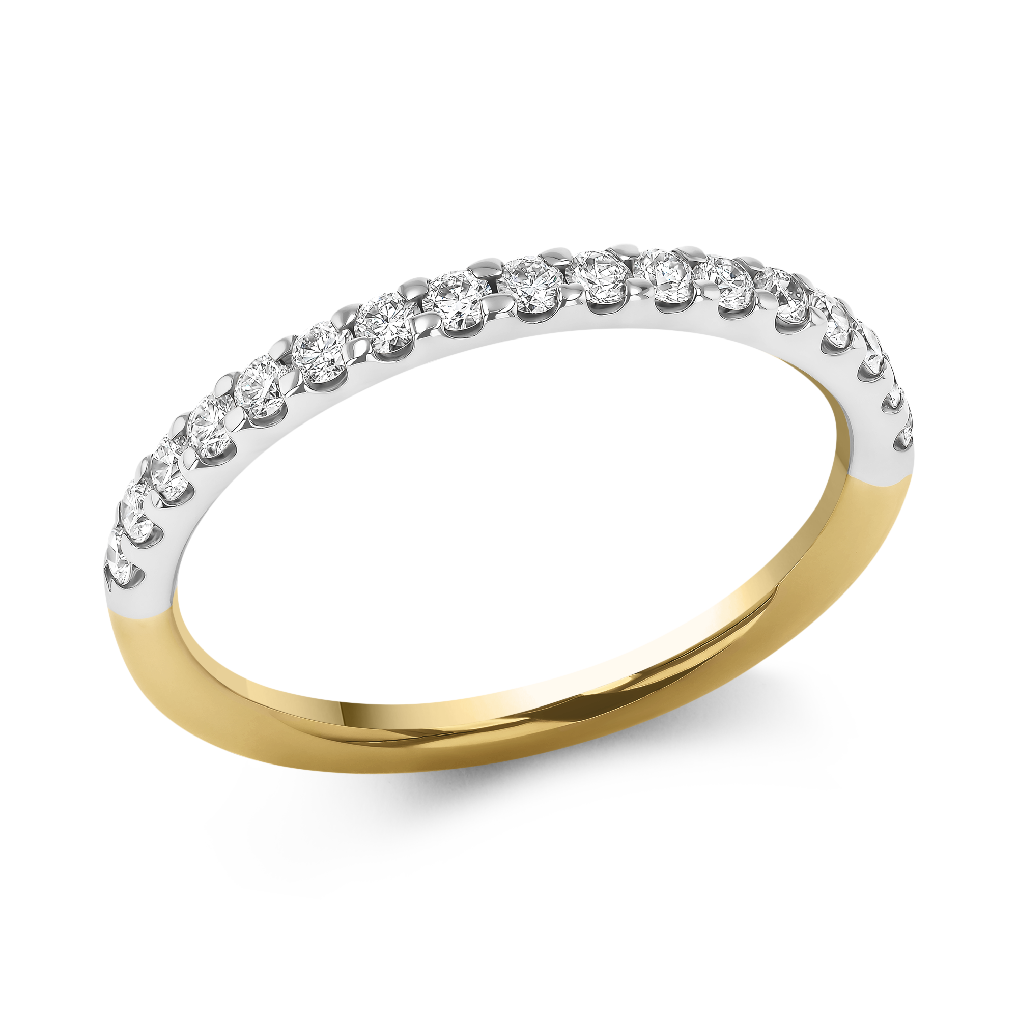 Brilliant Cut 0.33ct Diamond Half Eternity Ring Brilliant cut, Claw set_1