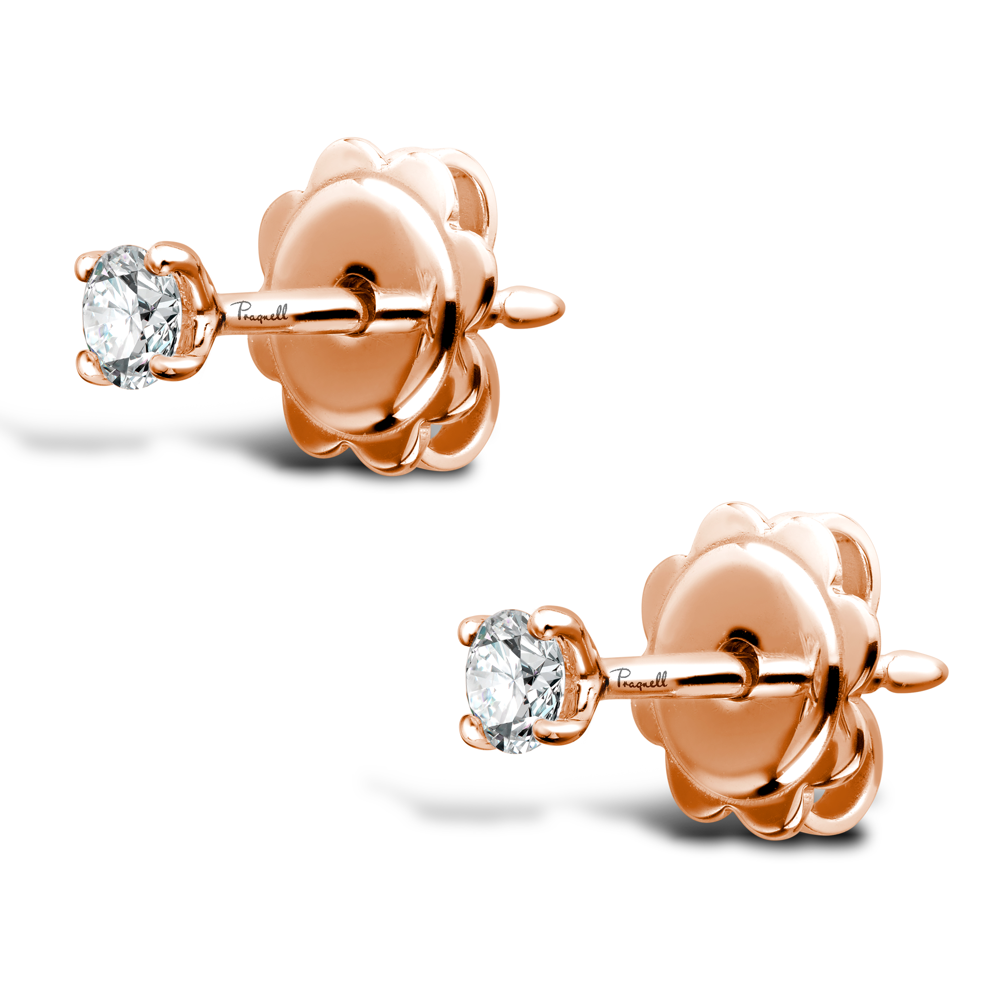 Diamond Stud Earrings Brilliant cut, Claw set_2