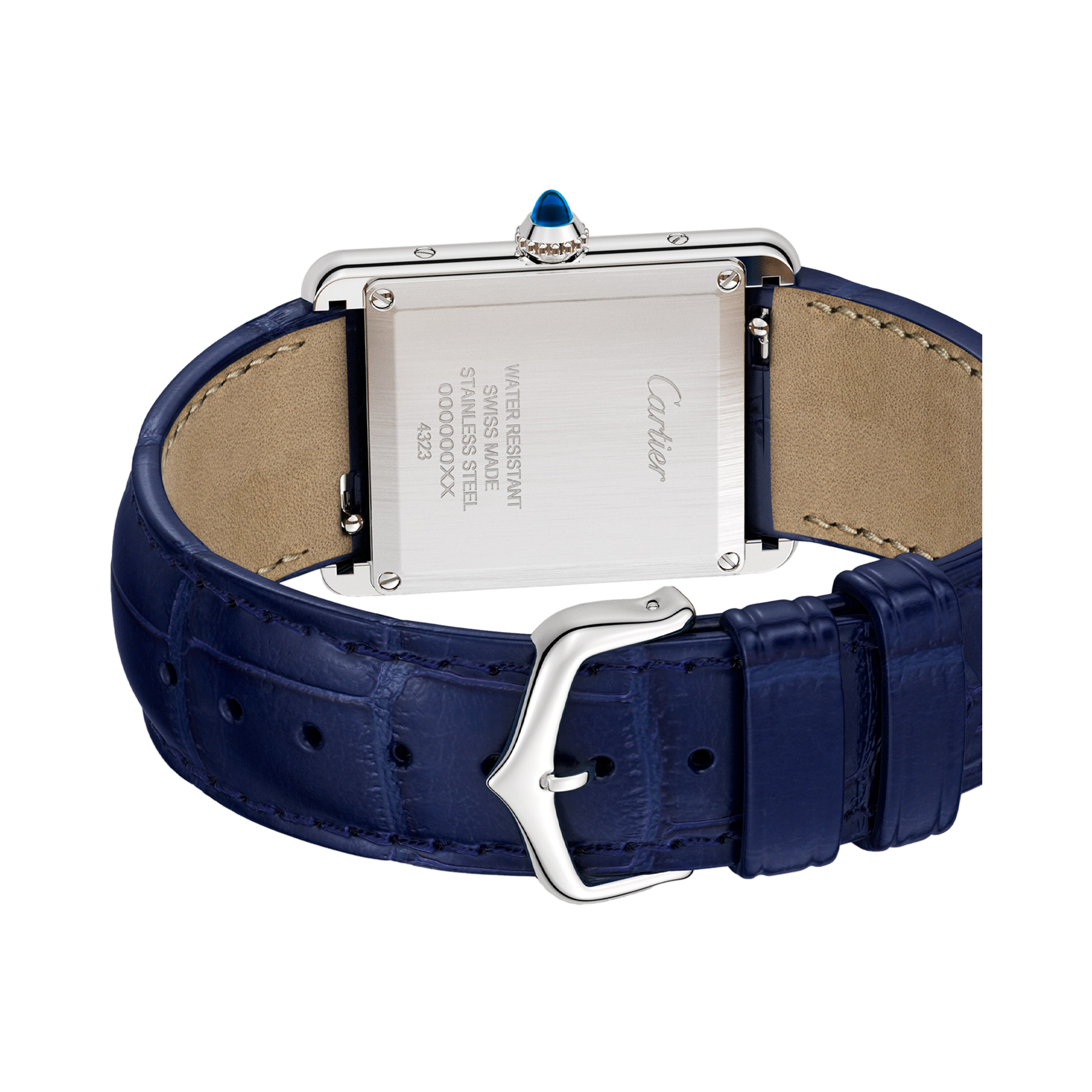 Cartier Tank Must 33.7mm, Blue Dial_3