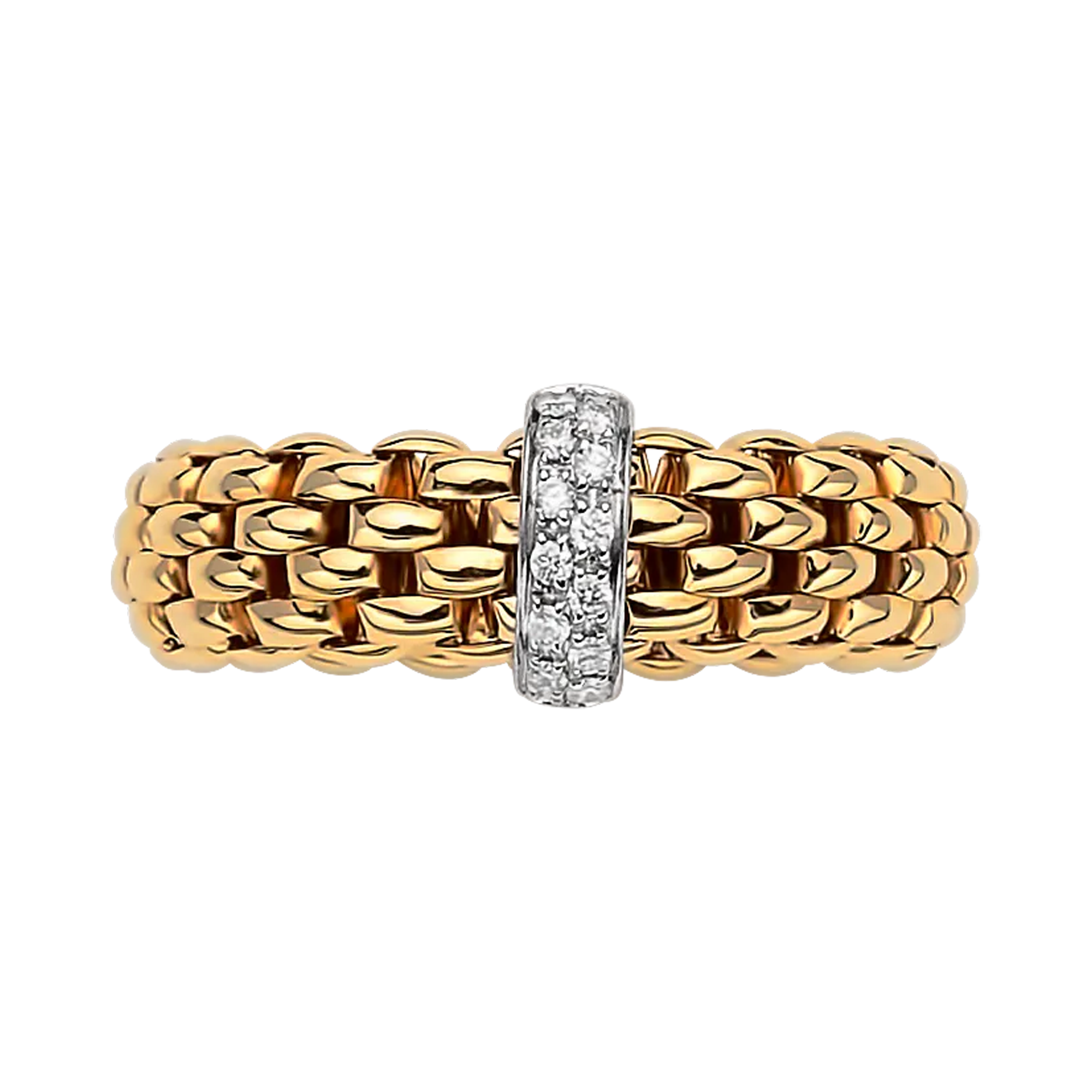 Fope Flex 'it Vendôme Diamond Ring Brilliant Cut, Grain Set_2