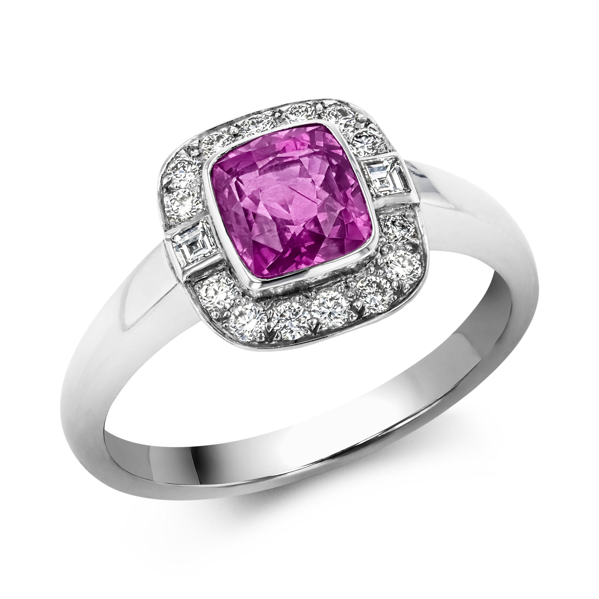 Tiffany and co hot sale pink sapphire ring