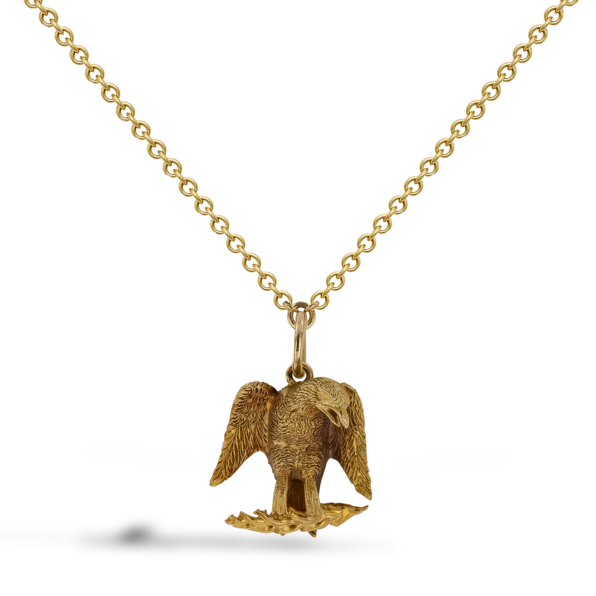 Victorian Perched Eagle Pendant _1