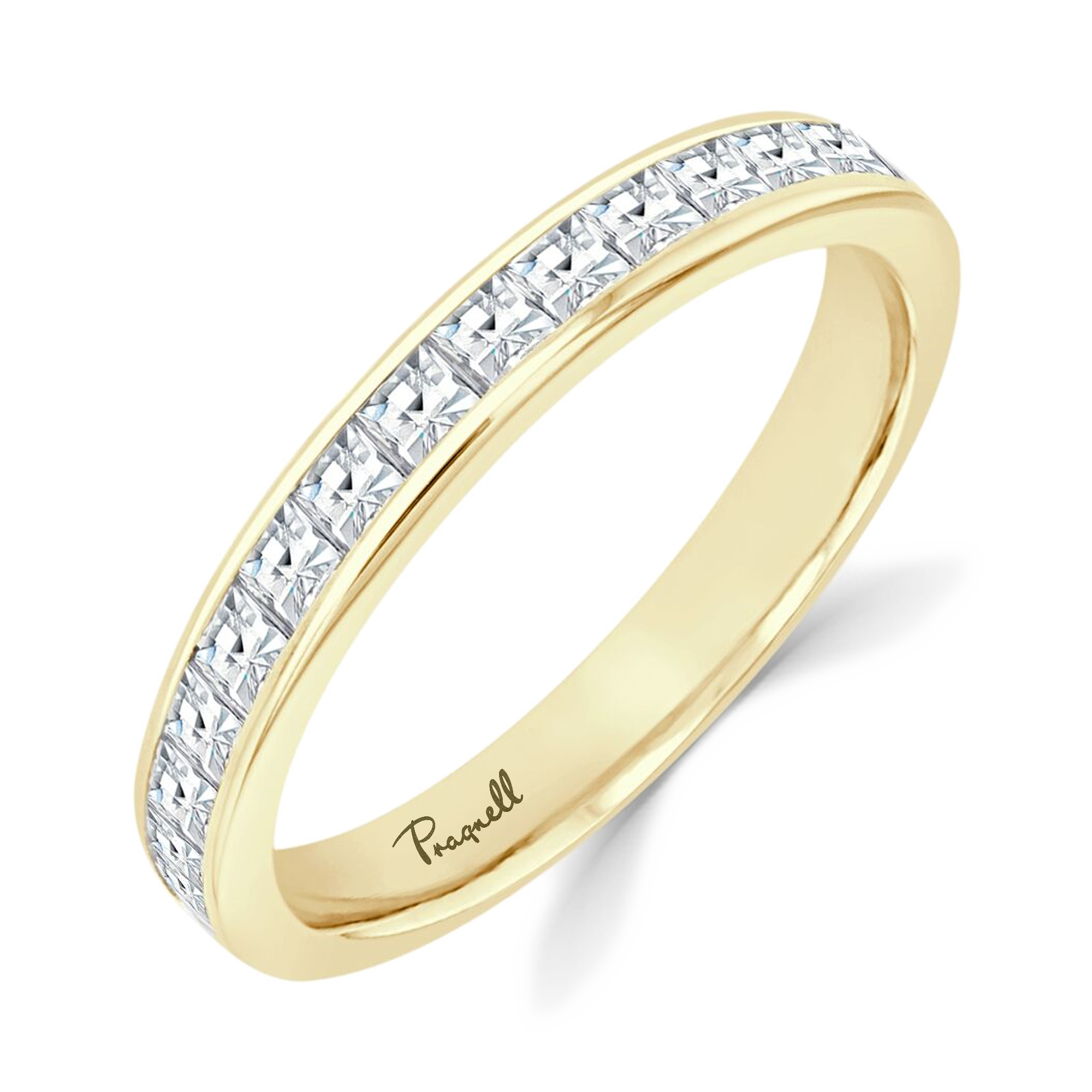 French Cut Diamond Eternity Ring French Cut, Eternity, Channel Set_1