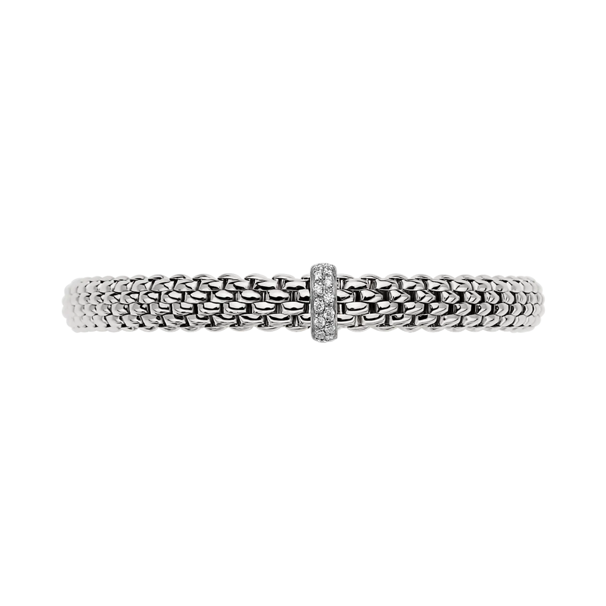 Fope Vendôme Flex'it 0.10ct Diamond Bracelet Brilliant Cut, Grain Set_2