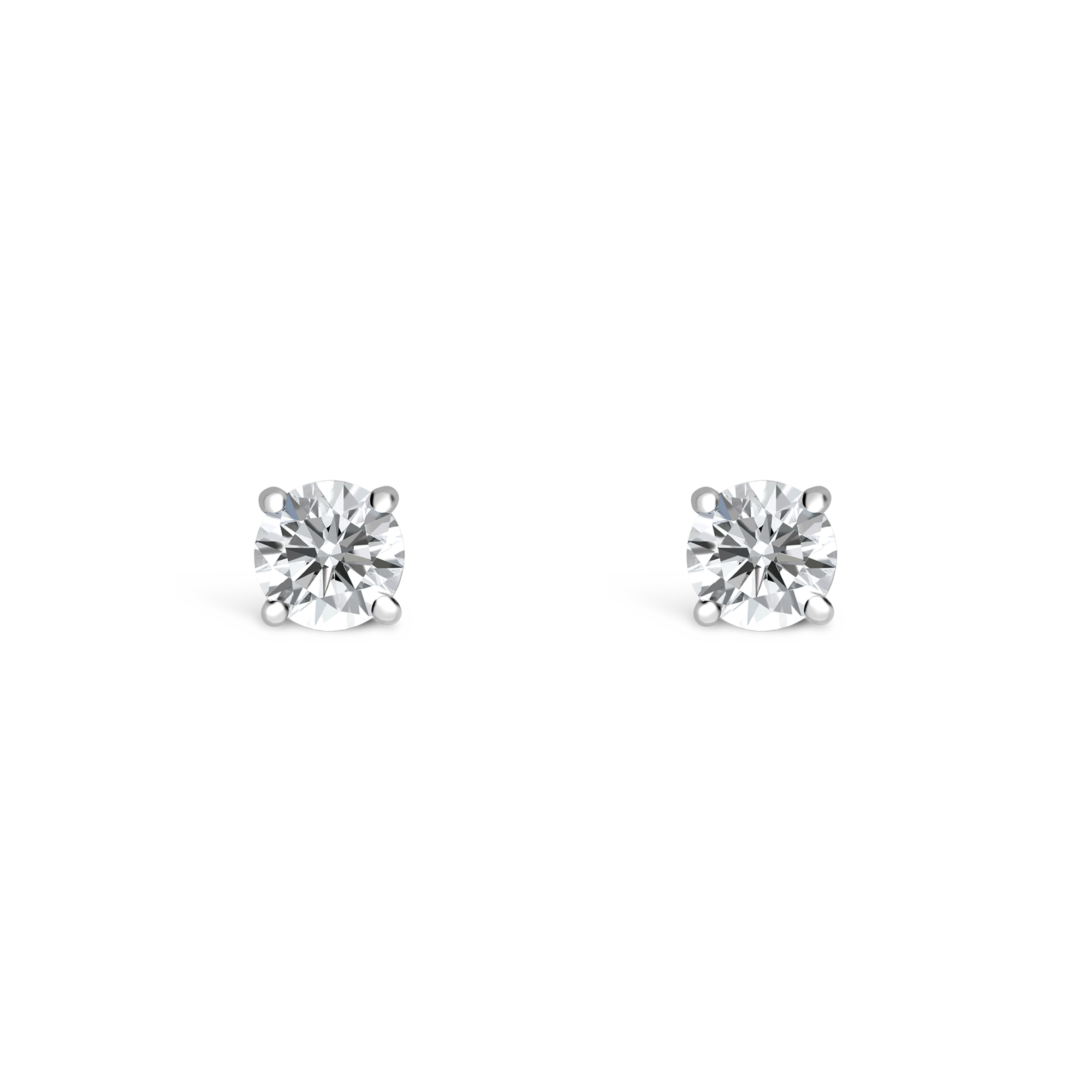 Diamond Stud Earrings Brilliant cut, Claw set_1