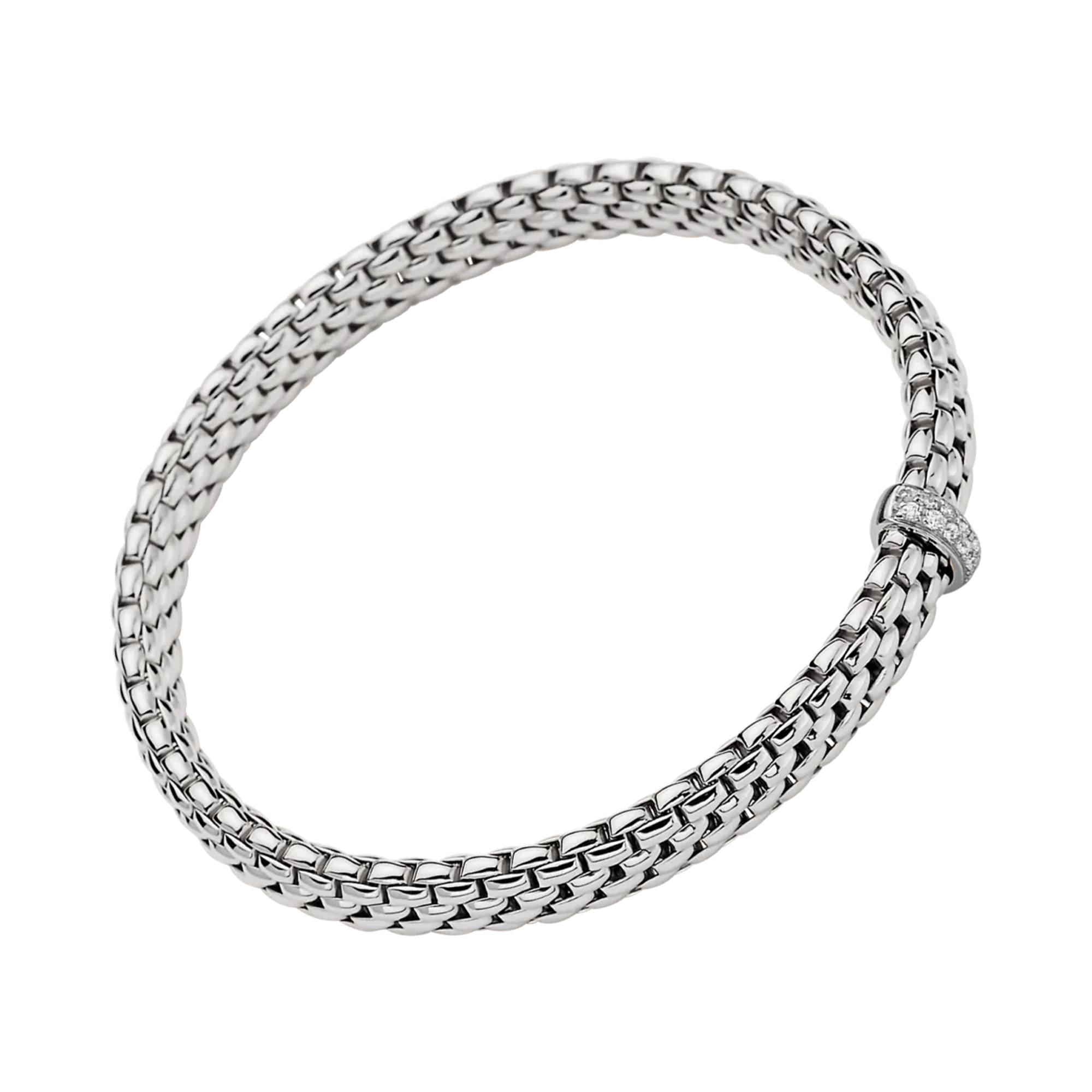 Fope Vendôme Flex'it 0.10ct Diamond Bracelet Brilliant Cut, Grain Set_1