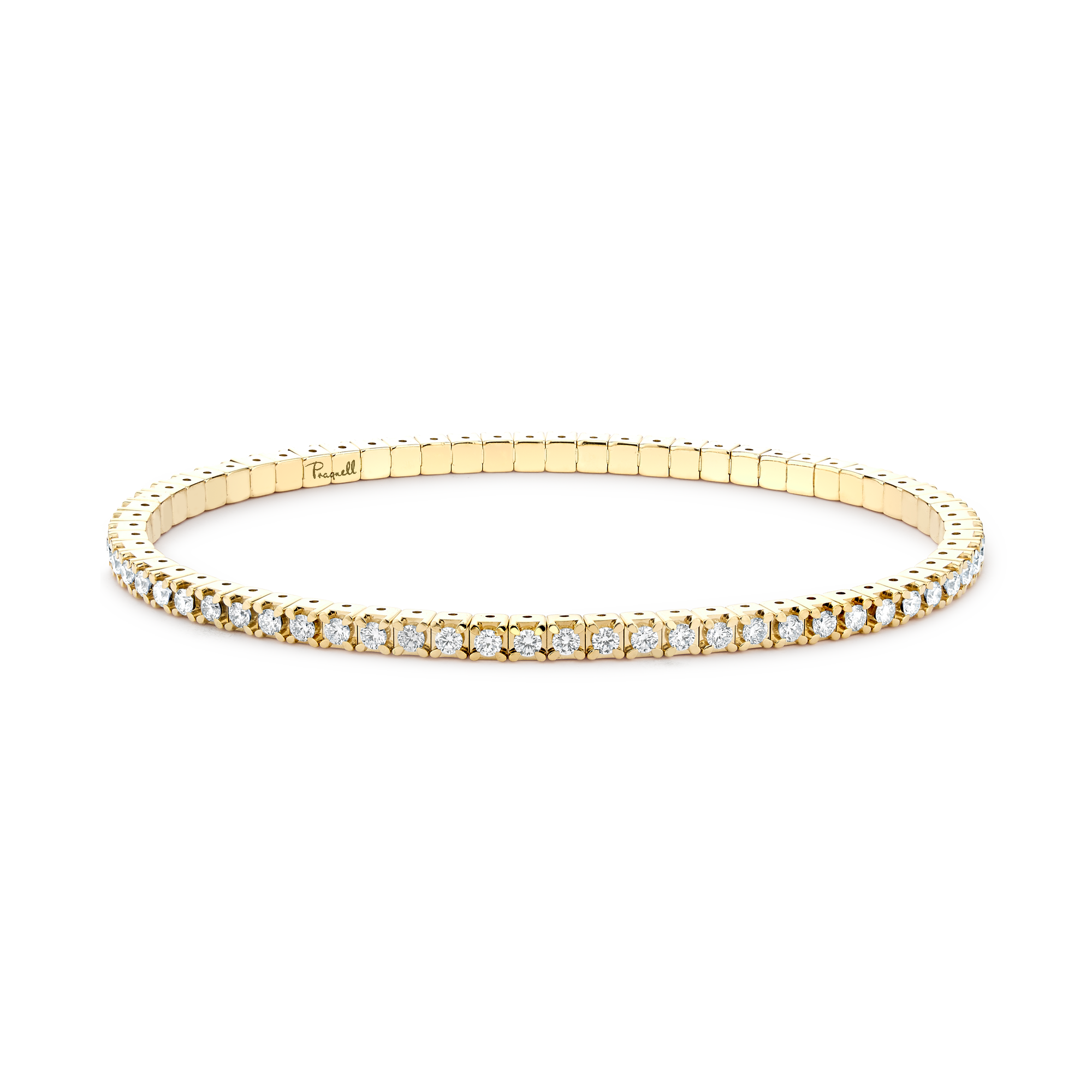 Expandable Diamond Bangle Brilliant Cut, Four Claw Set_1