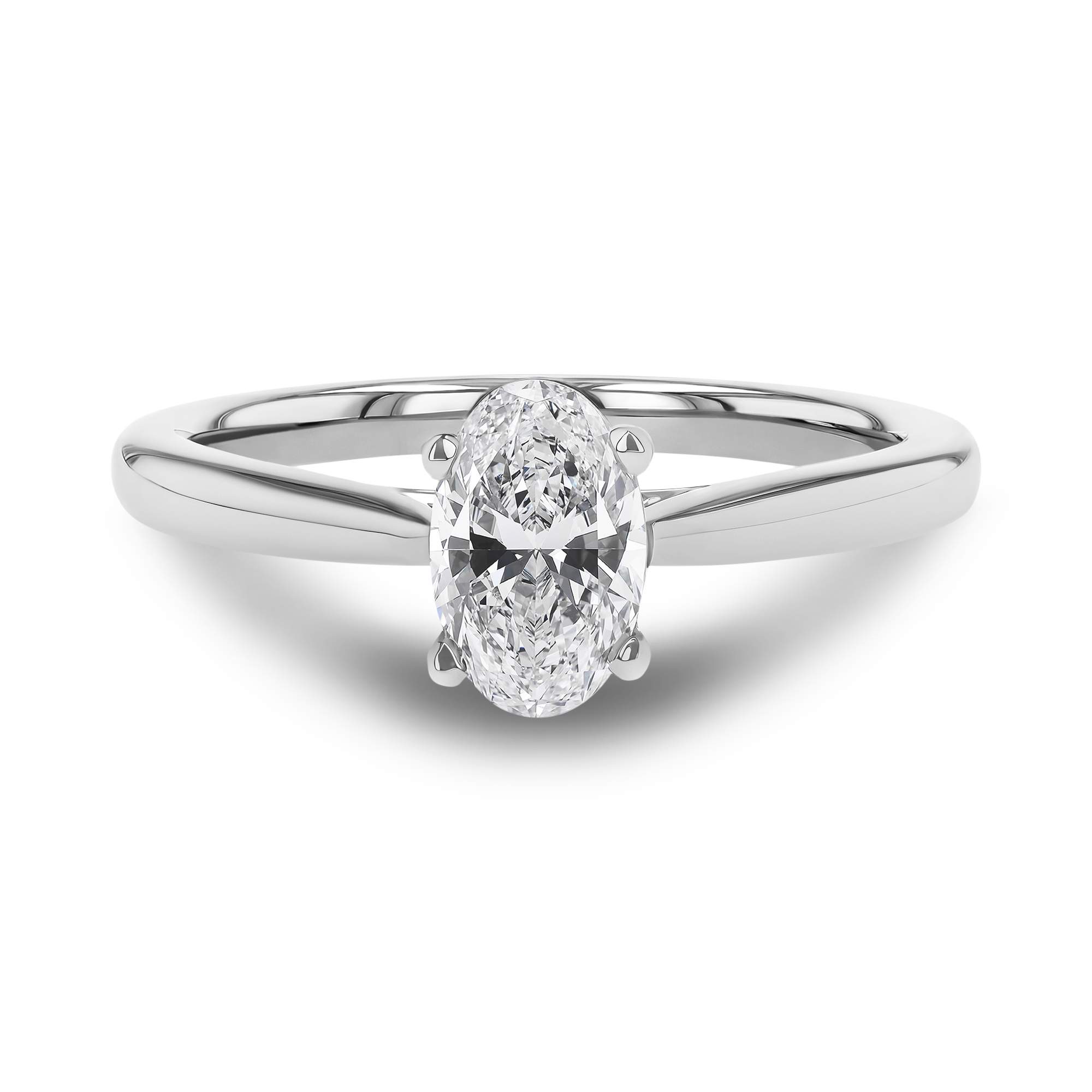 0.70CT Diamond Solitaire Ring Oval Cut, Solitaire_2