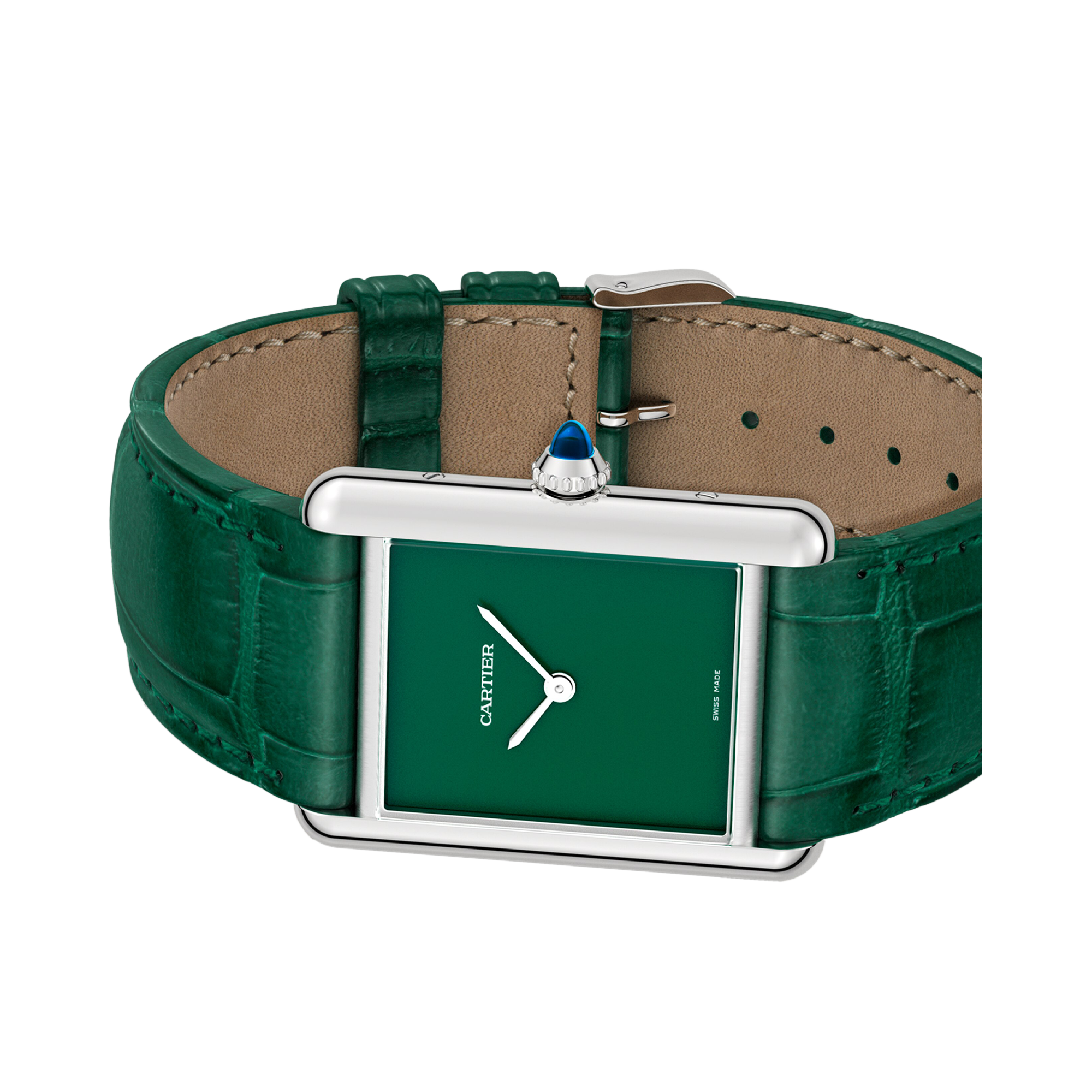 Cartier Tank Must 33.7mm, Green Dial_2