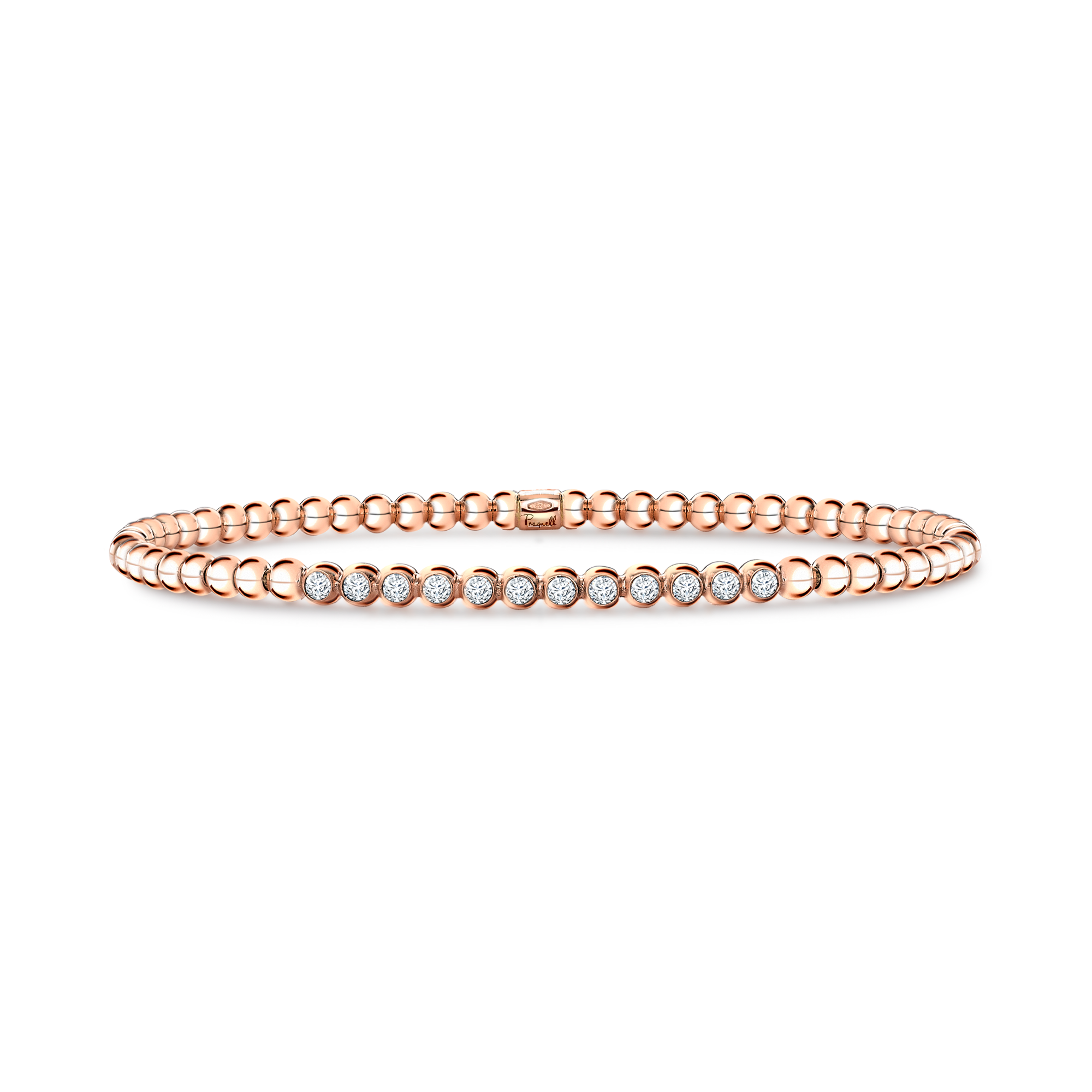 Bohemia Diamond Bracelet Brilliant Cut, Rubover Set_1