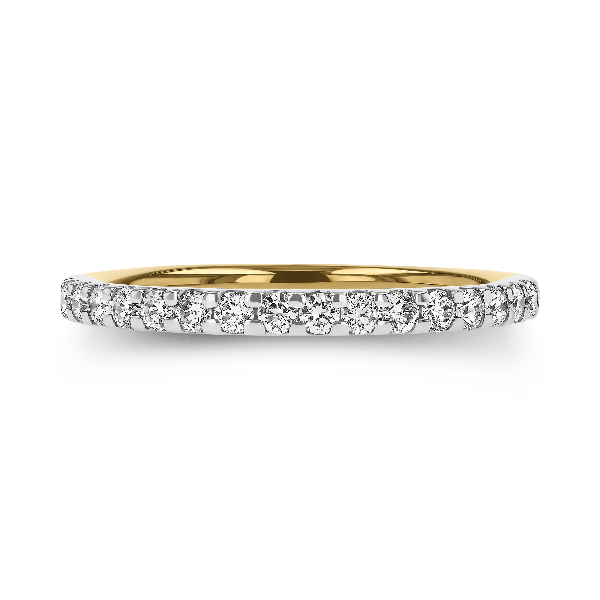 Brilliant Cut 0.33ct Diamond Half Eternity Ring Brilliant cut, Claw set_2