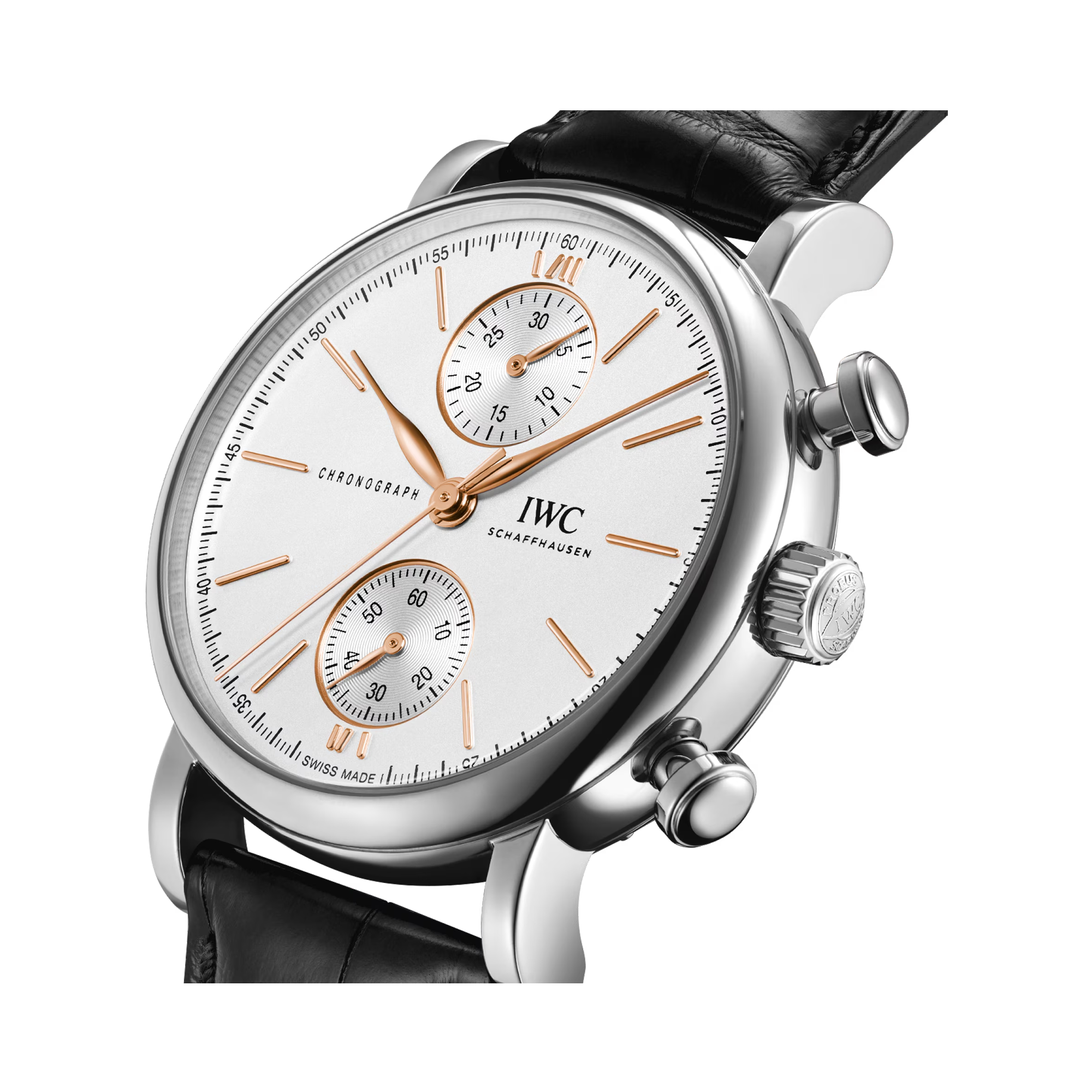 IWC Portofino Chronograph 39mm, Silver Dial, Baton Numerals_3