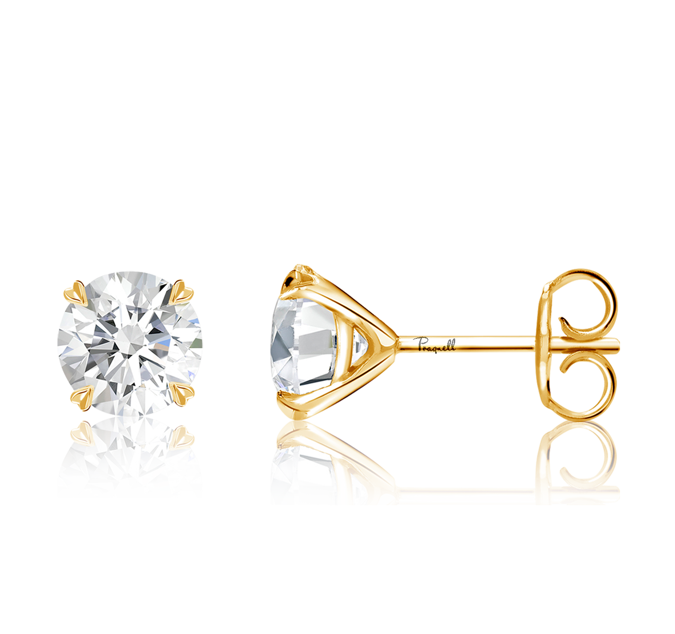 Windsor 1.42ct Diamond Stud Earrings Brilliant cut, Claw set_2