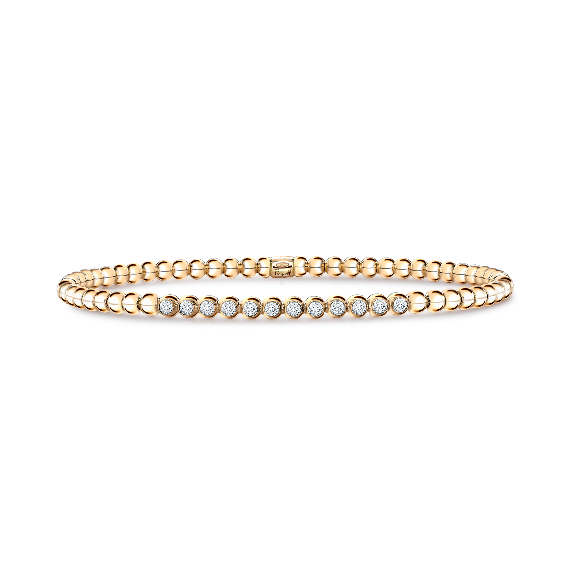 Bohemia Diamond Bracelet Brilliant Cut, Rubover Set_1