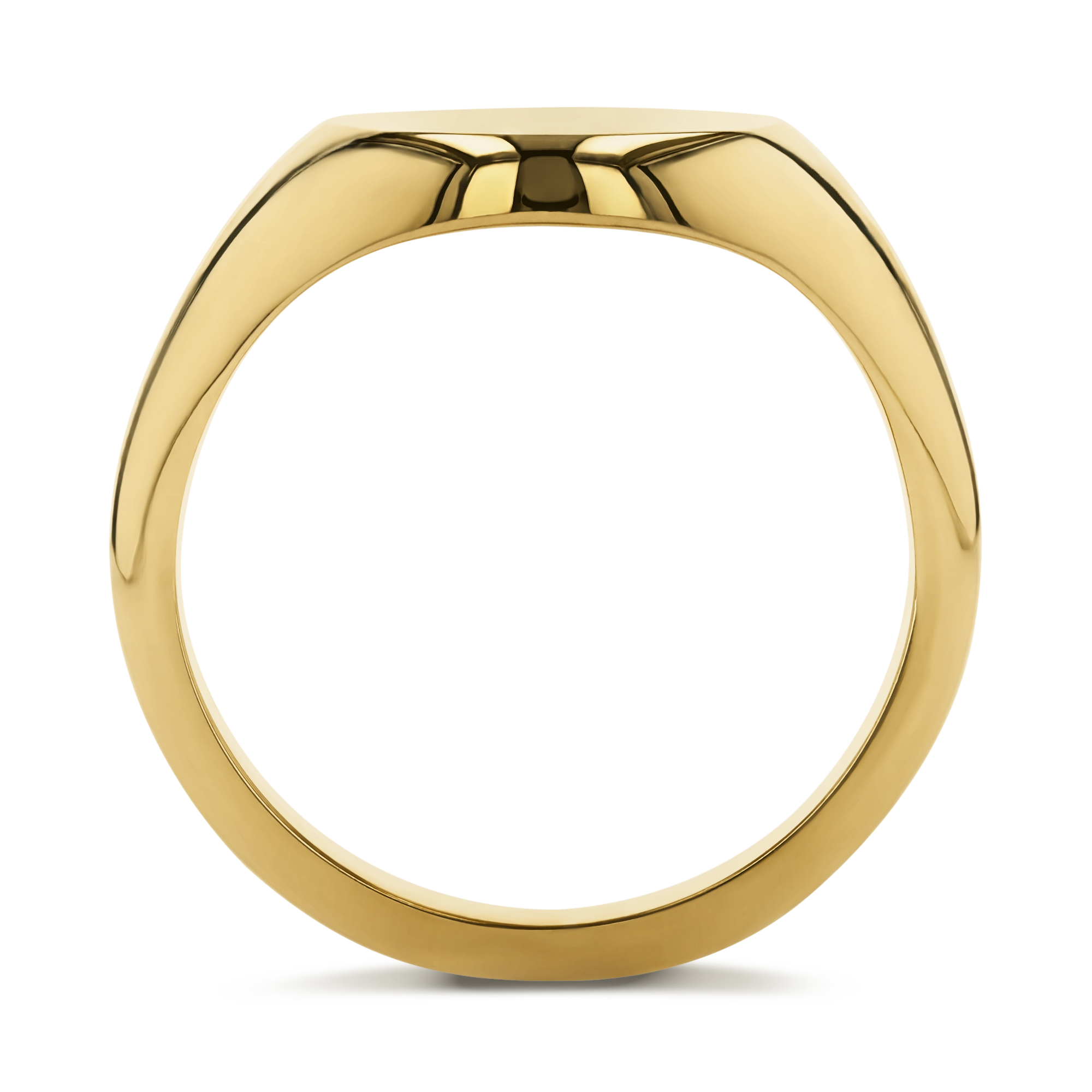 Plain Oval Signet Ring _3