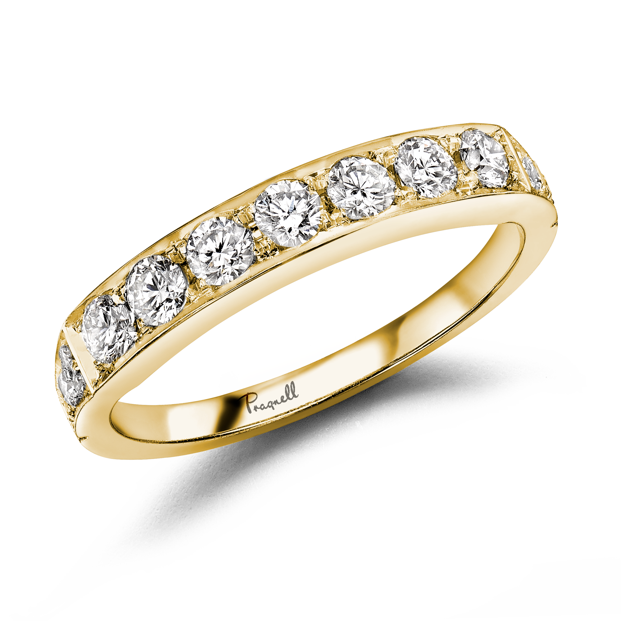 Antrobus 0.52ct Diamond Half Eternity Ring Brilliant Cut, Grain Set_1