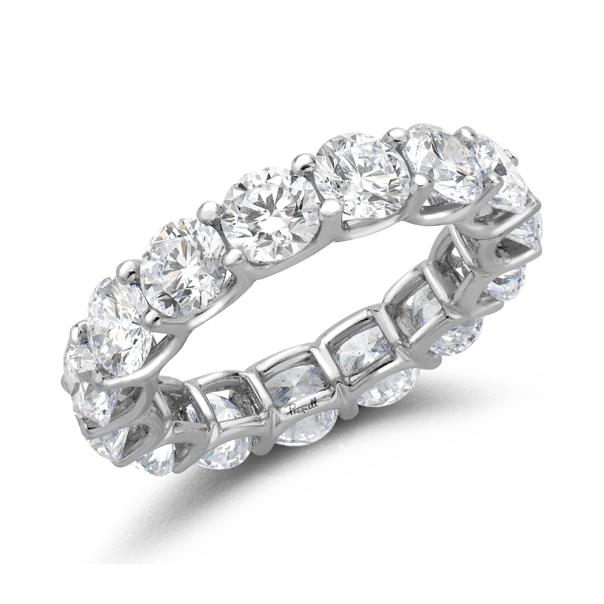 Brilliant Cut 6.21ct Diamond Eternity Ring Brilliant Cut, Eternity, Claw Set_1