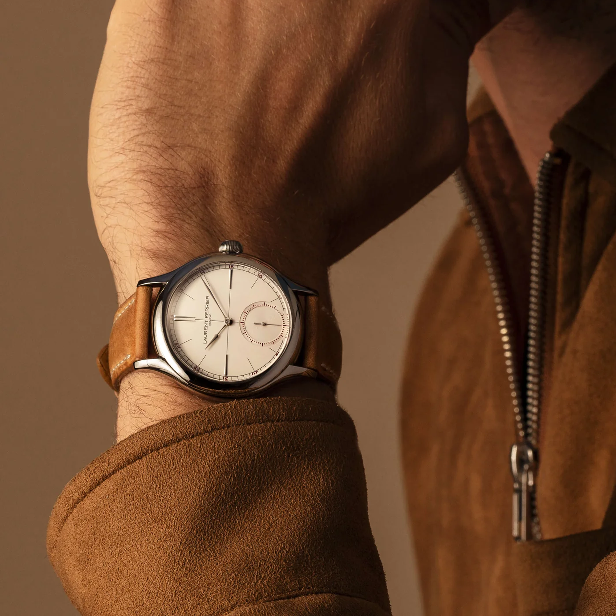 Laurent Ferrier Classic Origin 40mm, White Dial, Baton Numerals_5