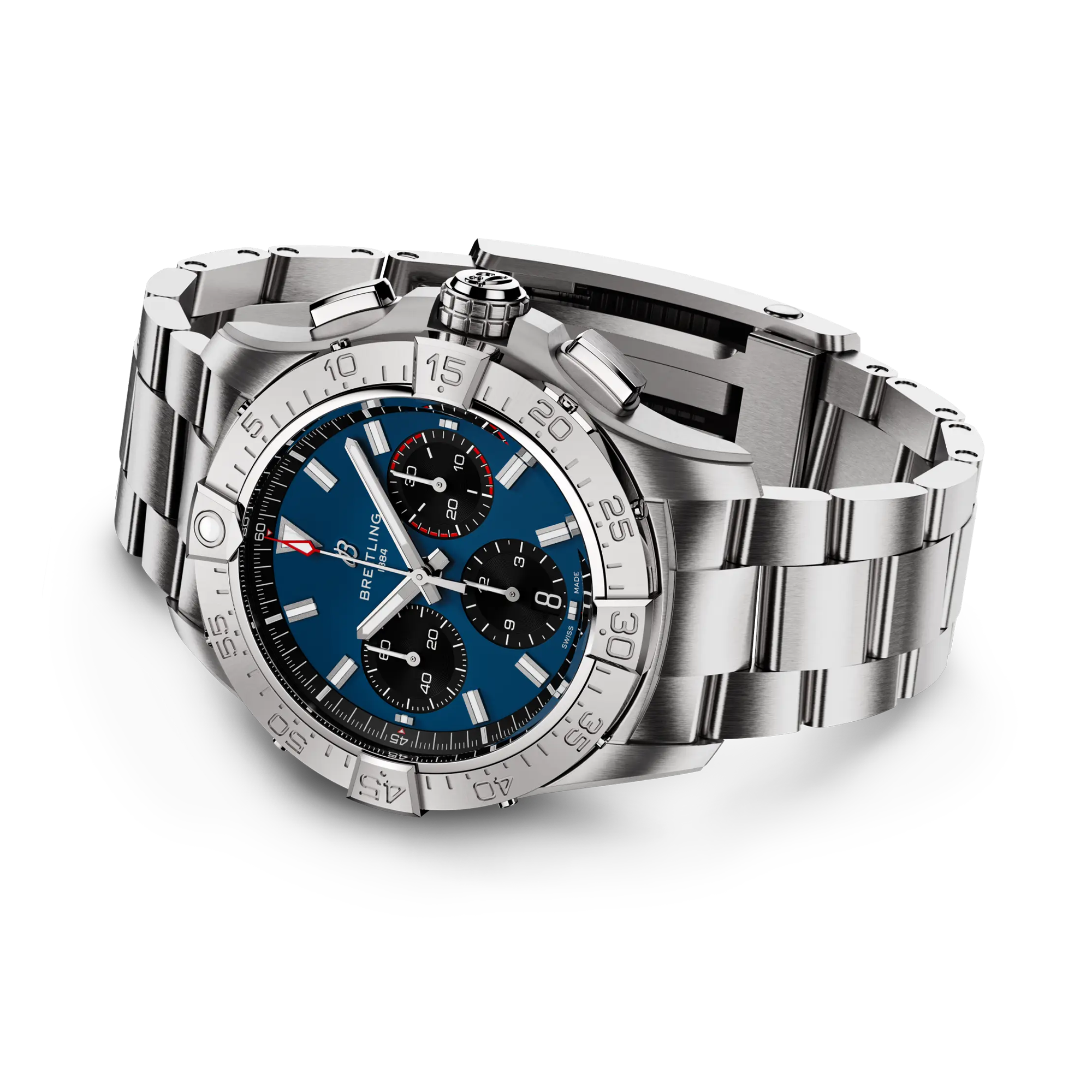 Breitling Avenger Chronograph 42 42mm, Blue Dial, Baton Numeral_3