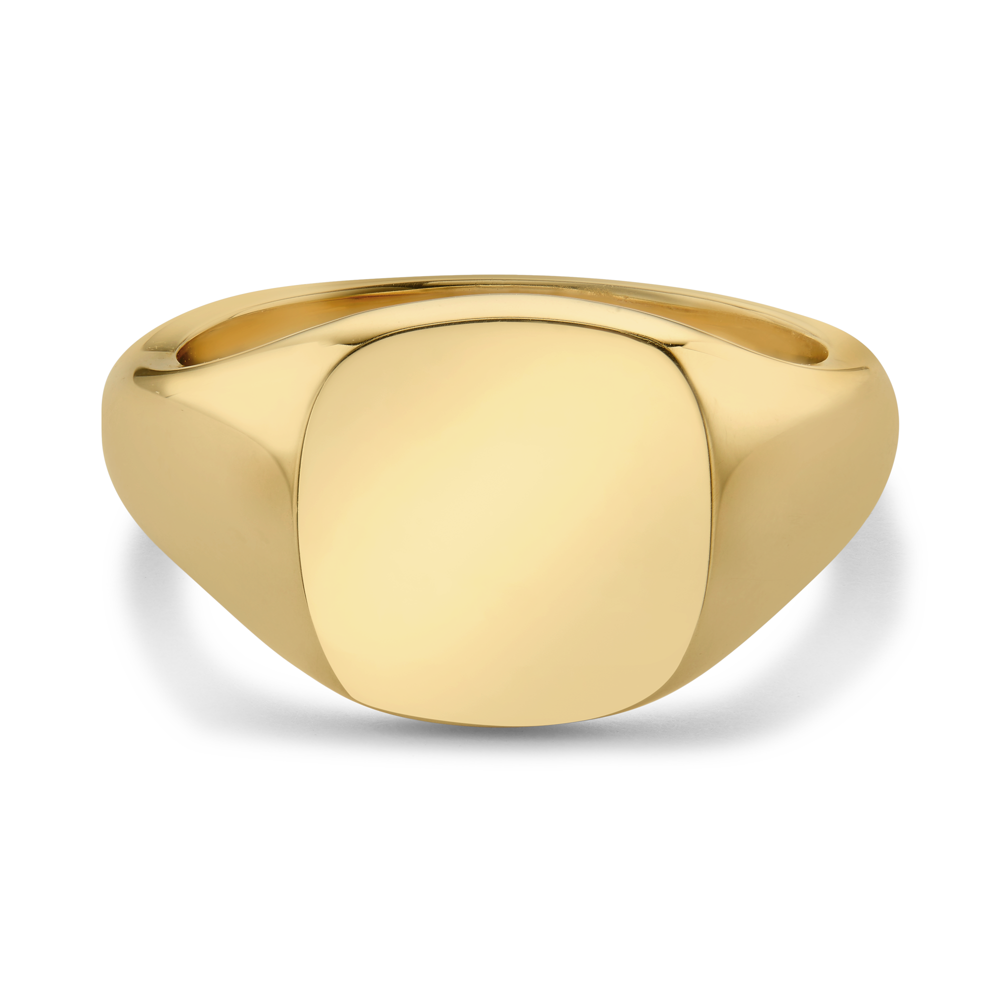 Plain Cushion Signet Ring _2