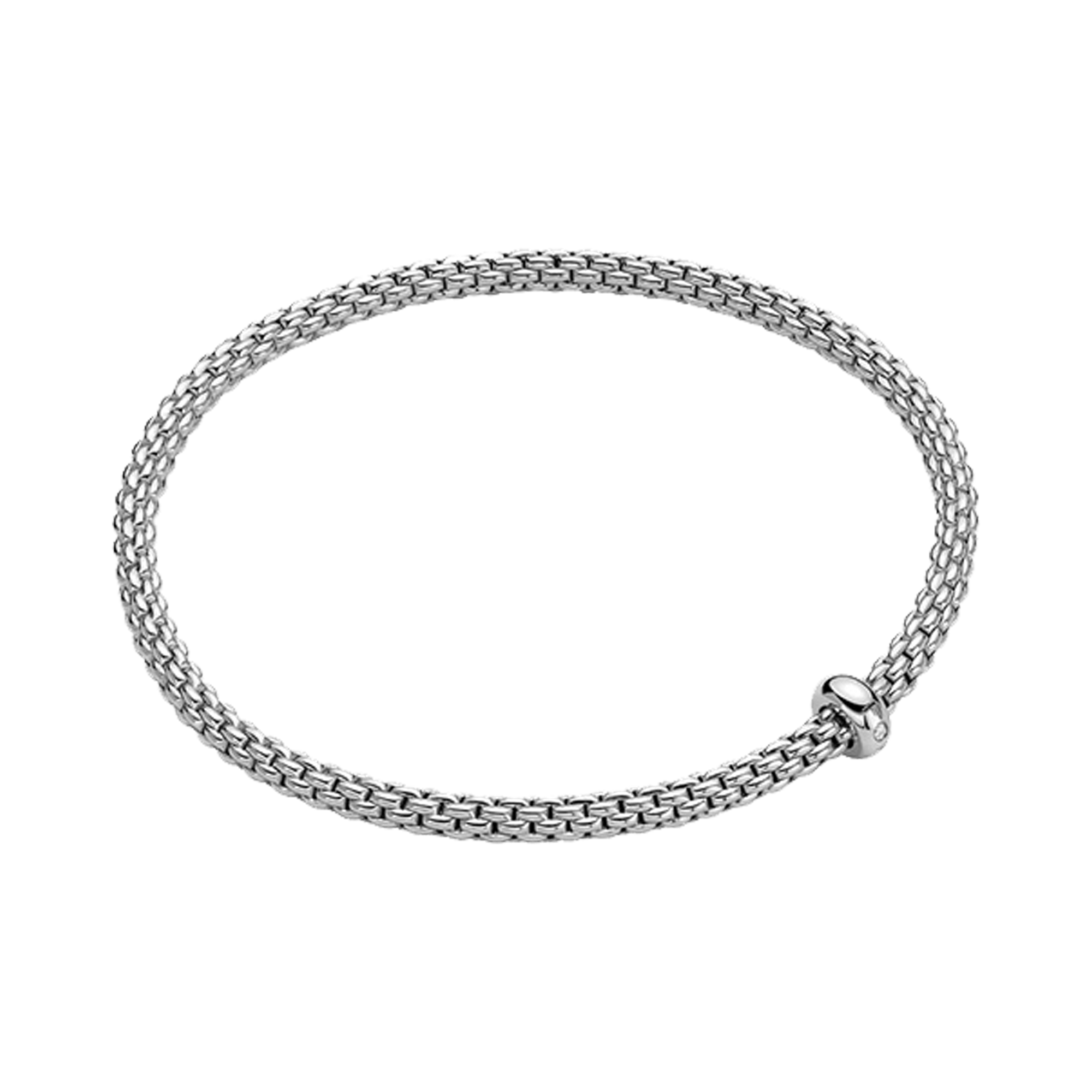 FOPE Prima Flex'It Medium Diamond Bracelet Brilliant Cut, Rubover Set_1