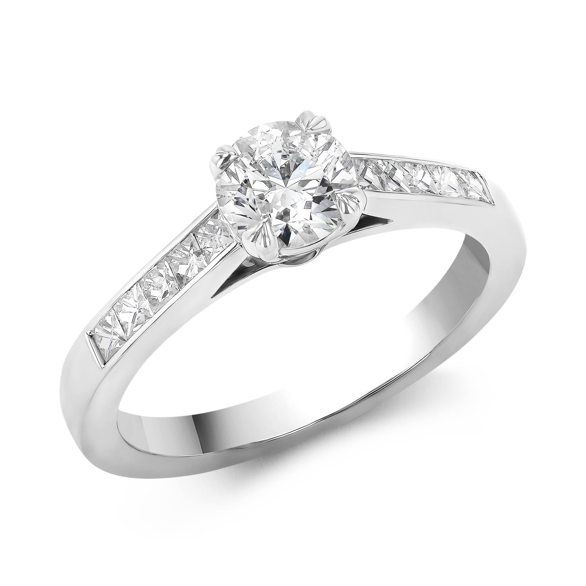 Gatsby 0.70ct Diamond Solitaire Ring Brilliant cut, Claw set_1