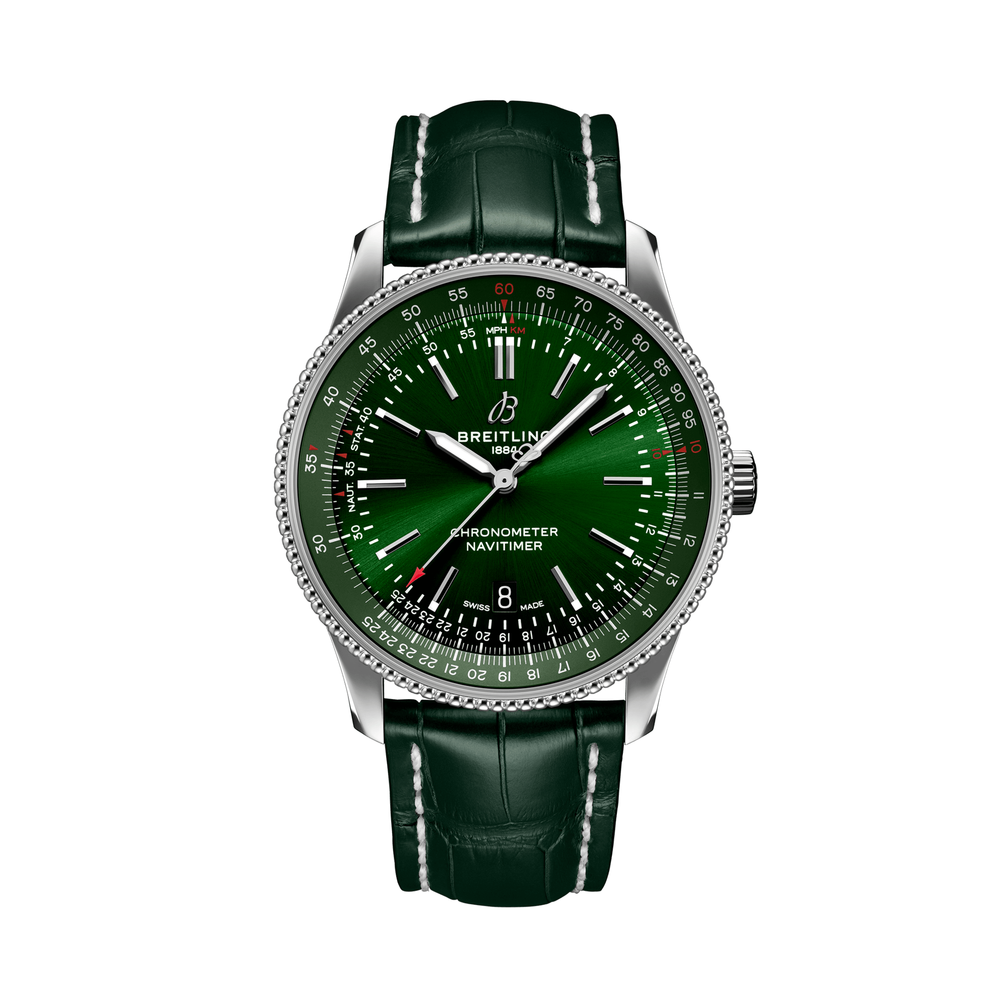 Breitling Navitimer Automatic 41 41mm, Green Dial, Baton Numerals_1