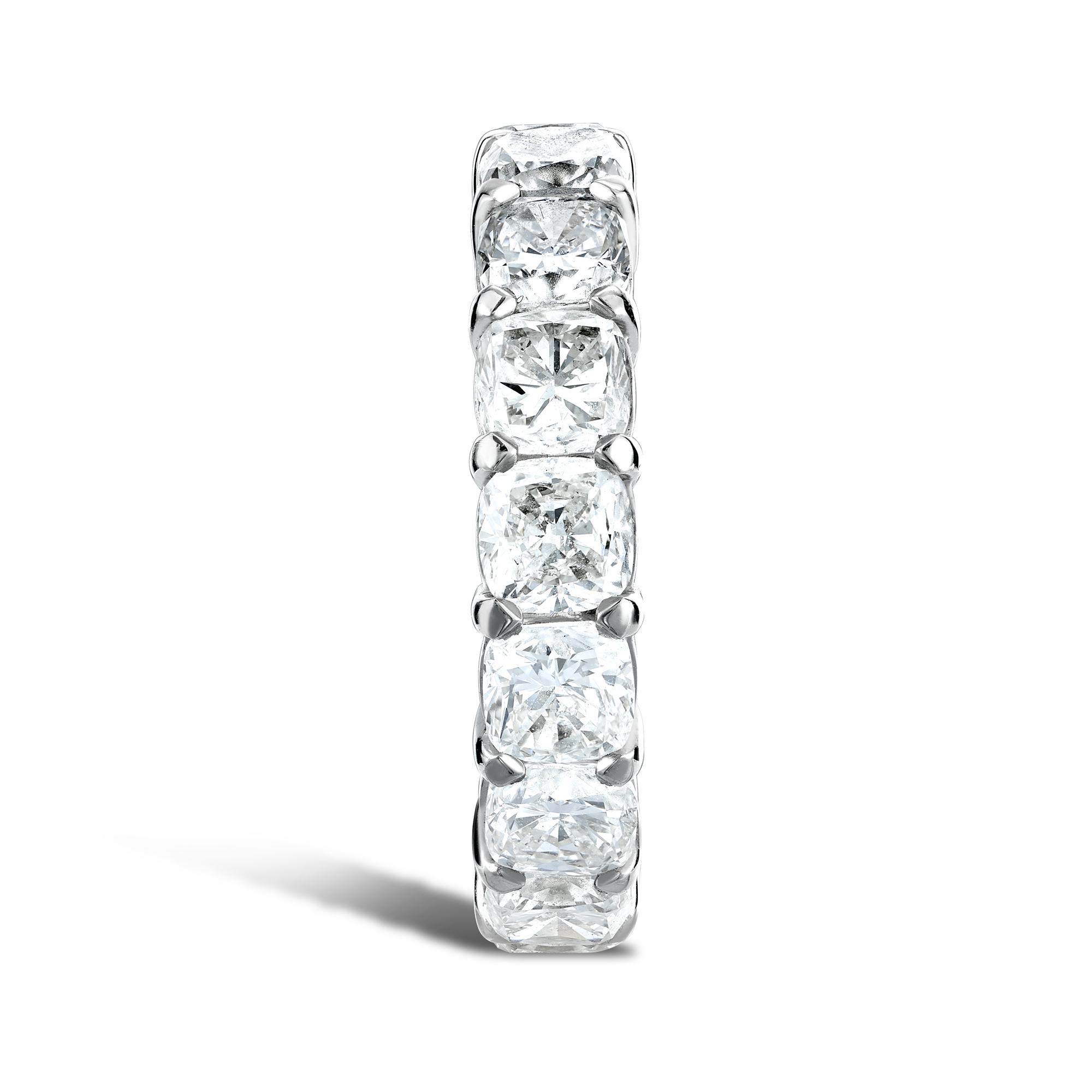 Cushion Cut Diamond Eternity Ring Cushion Cut, Eternity, Claw Set_4