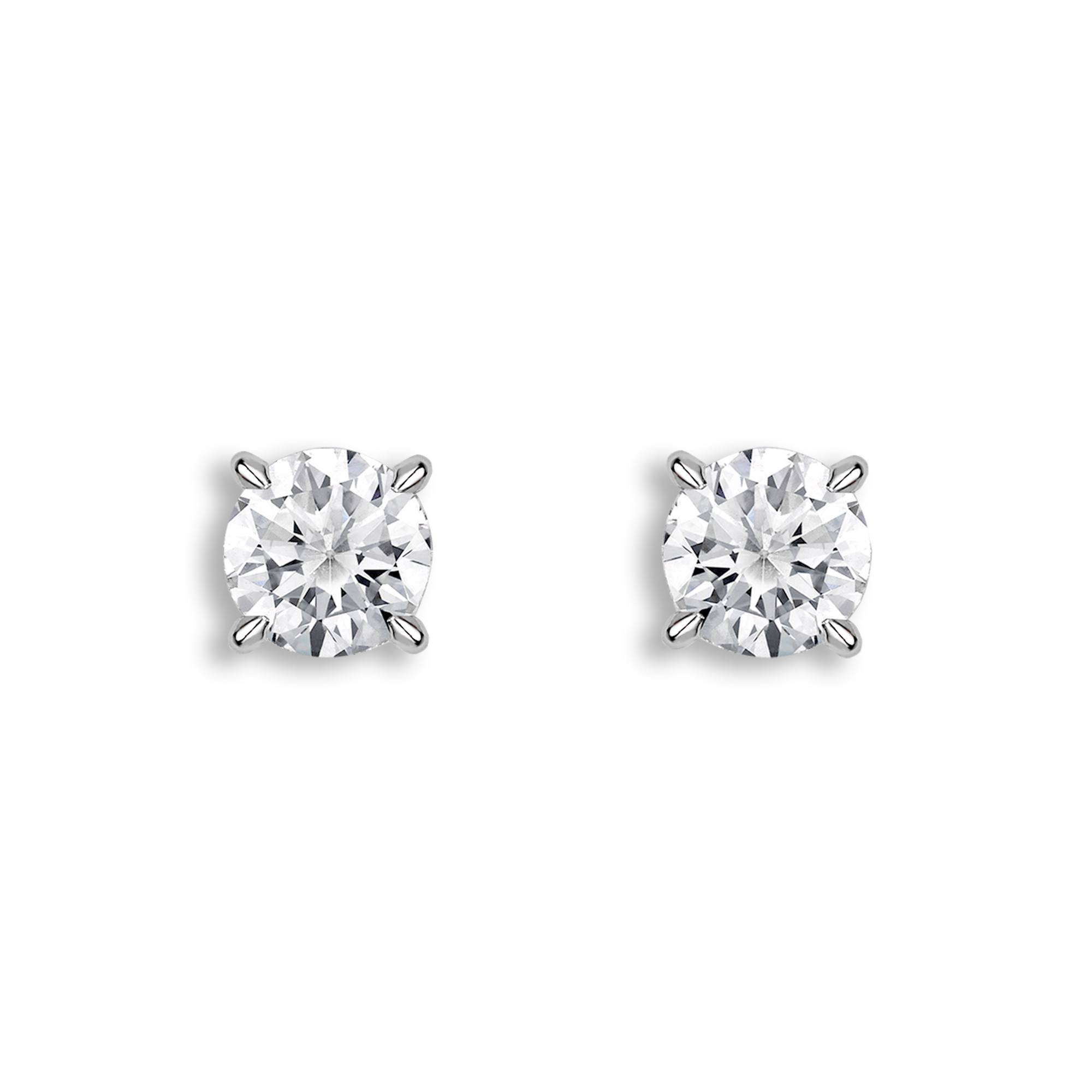 Diamond Stud Earrings Brilliant cut, Claw set_1