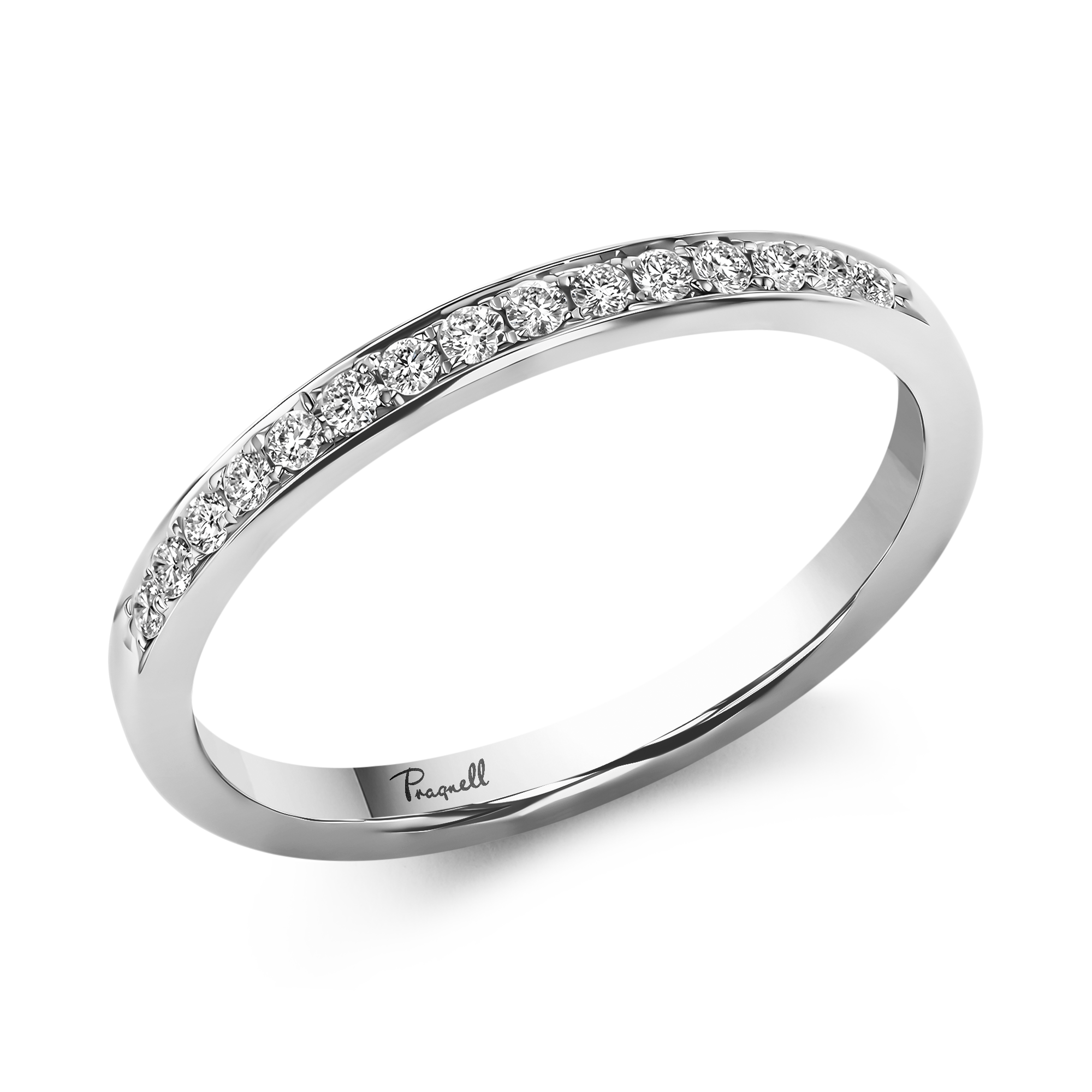 Brilliant Cut 0.15ct Diamond Half Eternity Ring Brilliant Cut, Channel Set_1