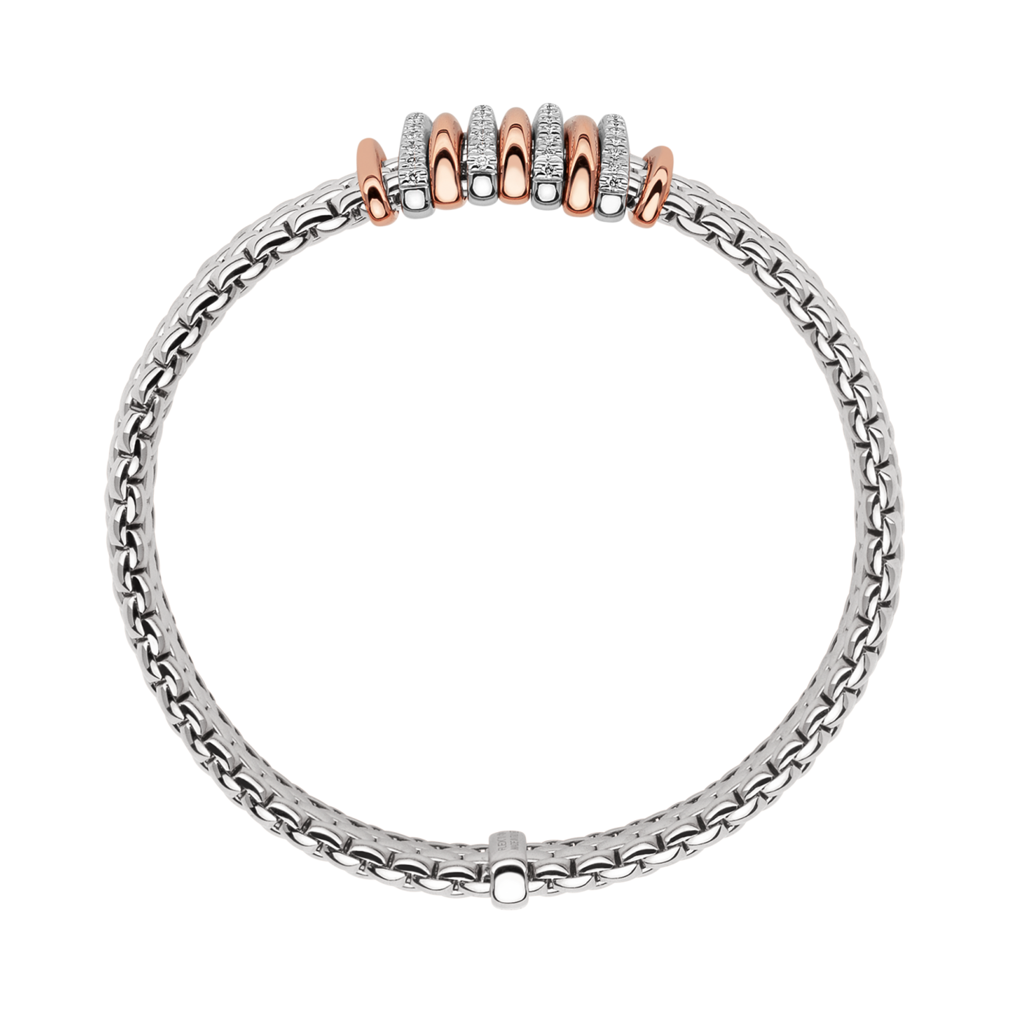 FOPE Panorama Flex'It 0.30ct Diamond Bracelet Brilliant Cut, Pave Set_3