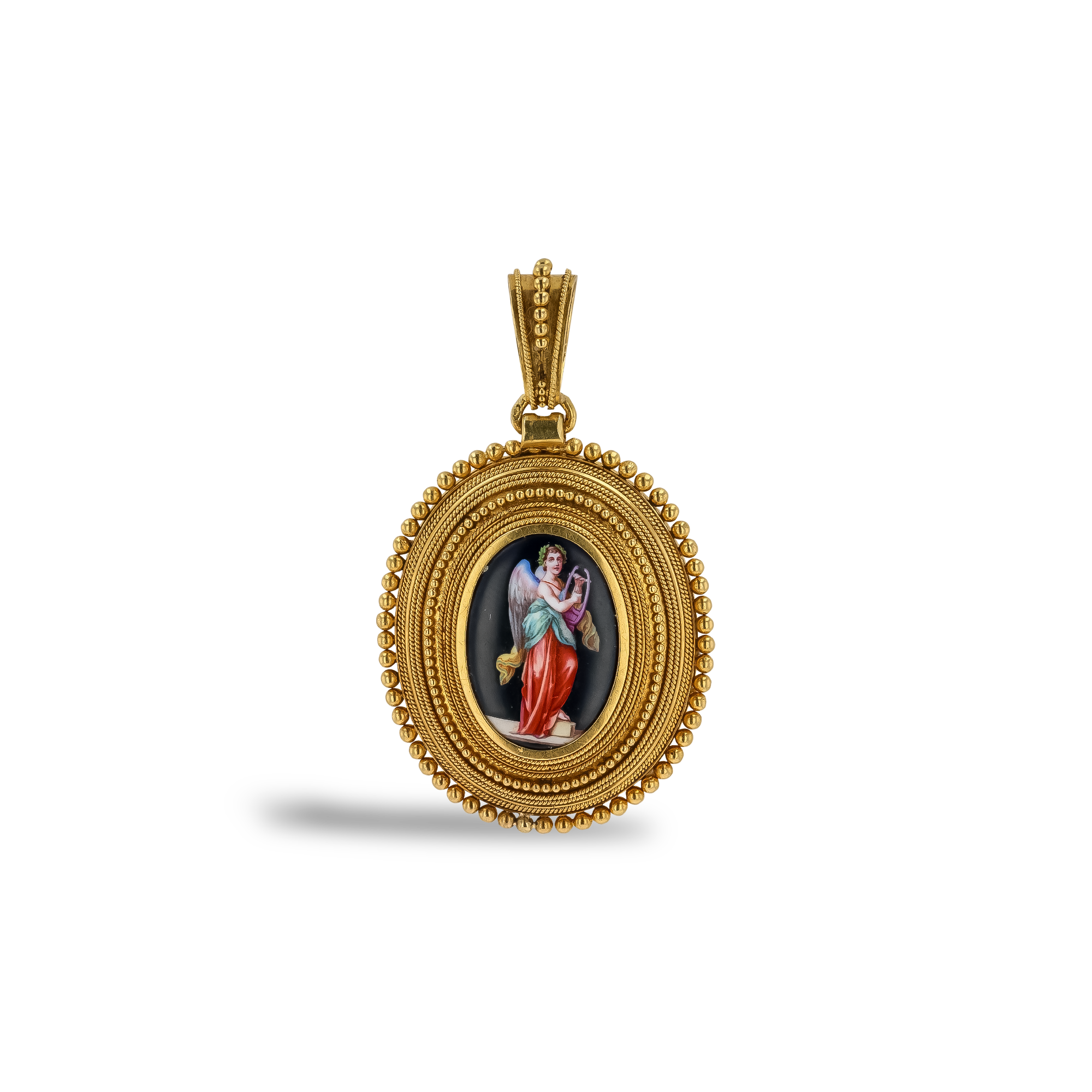 Edwardian Angel Motif Pendant _1