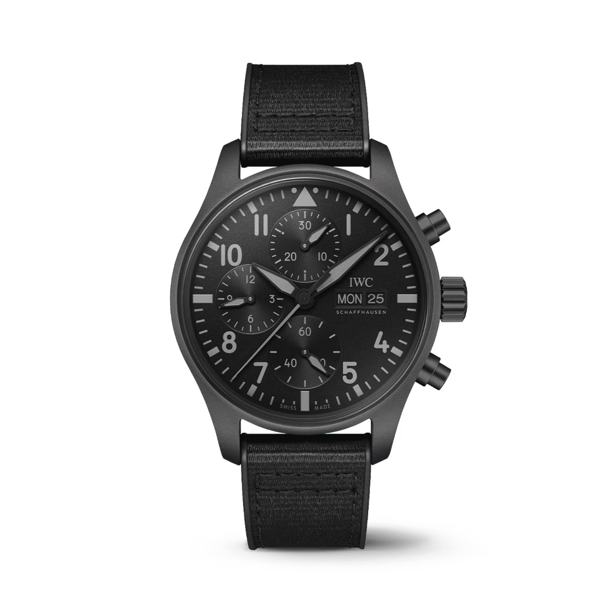 IWC Pilot's Chronograph 41 Top Gun 41mm, Black Dial, Arabic Numerals_1