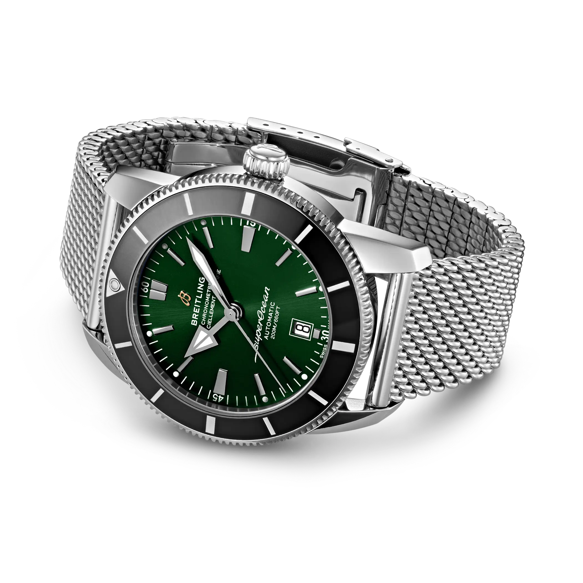 Breitling Superocean Heritage B20 Automatic 46 46mm, Green Dial, Baton Numeral_3