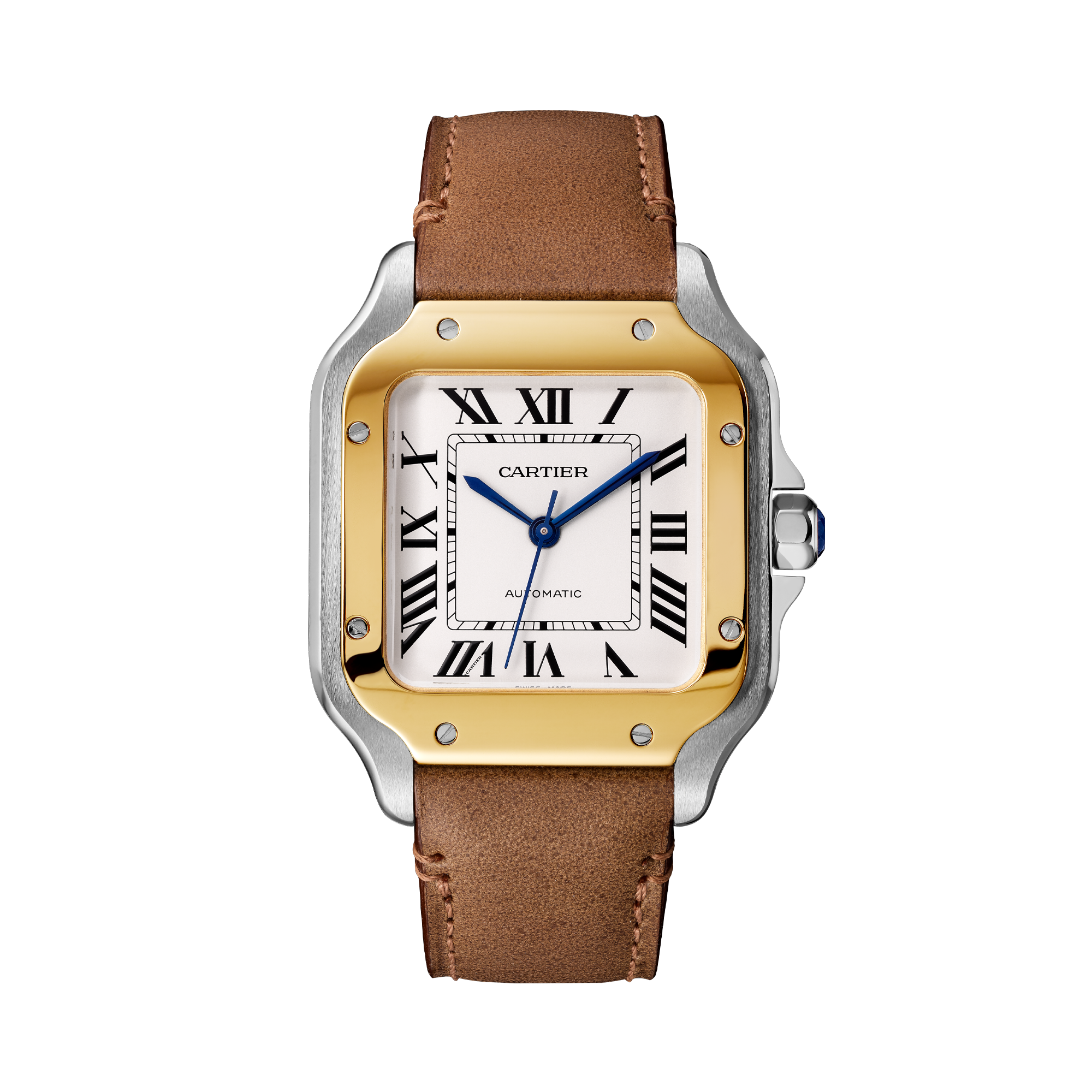 Cartier Santos de Cartier 35.1mm, Silver Dial, Roman Numeral_5