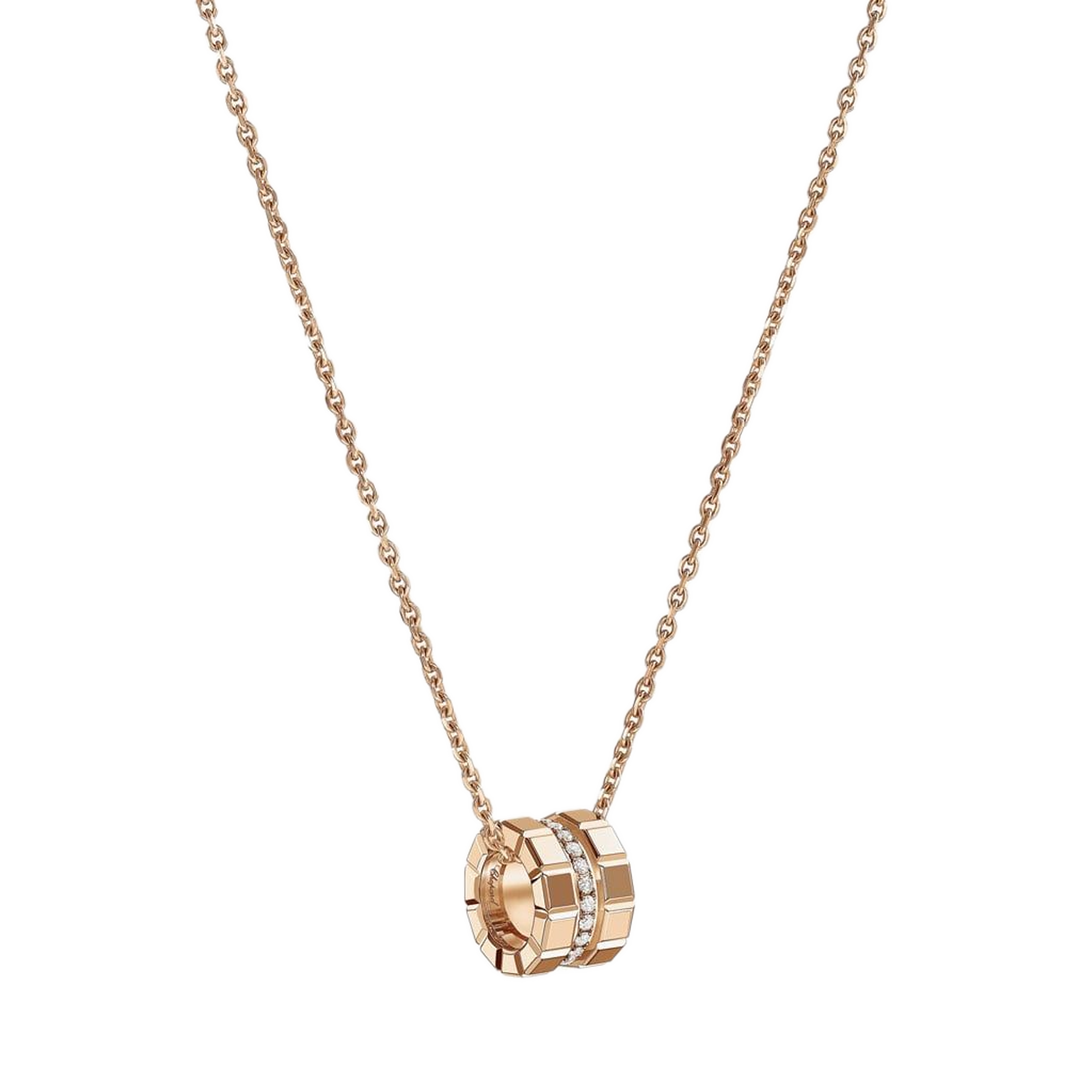 Chopard Ice Cube Diamond Pendant 0.14ct in 18ct Rose Gold