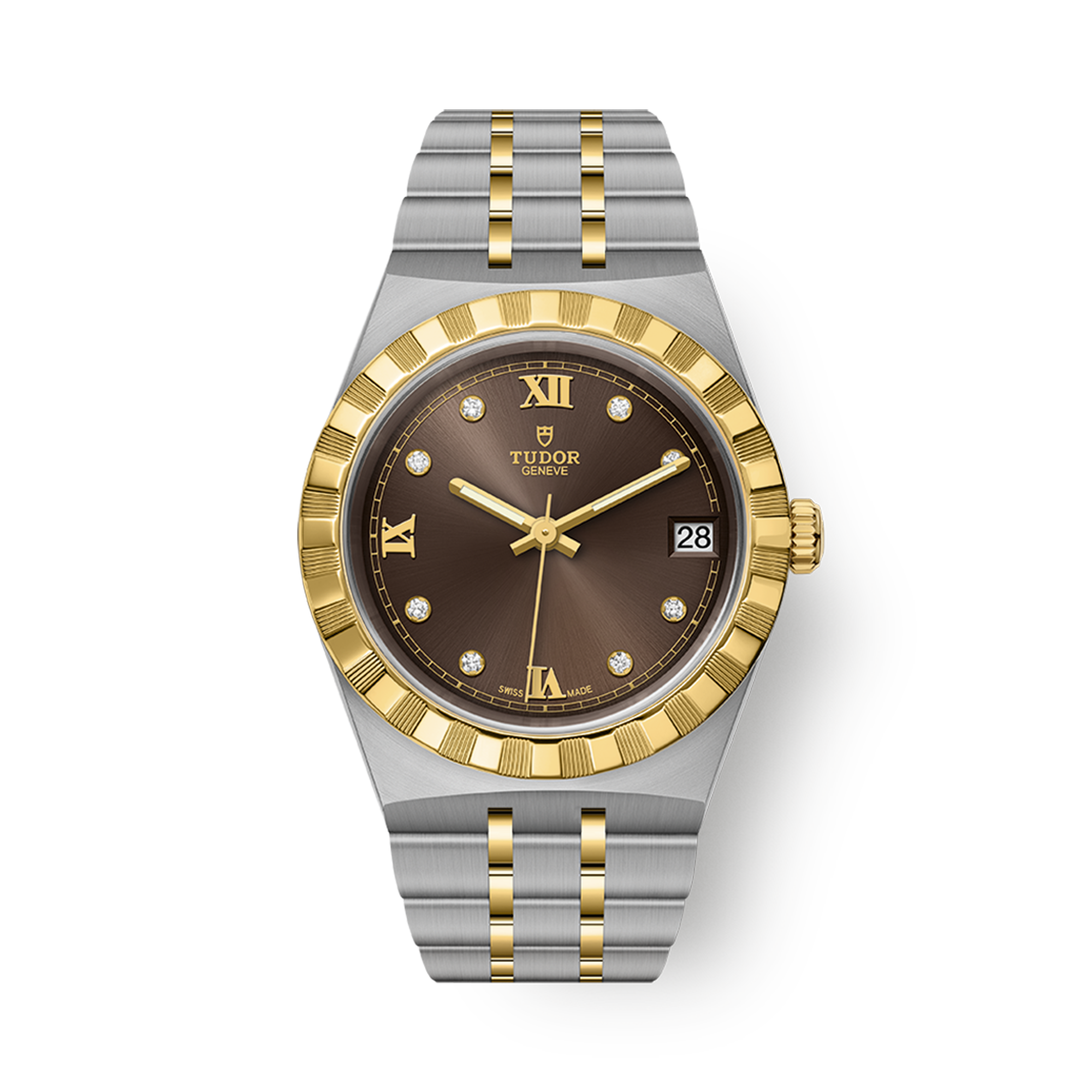 Tudor Royal 34mm, Brown Dial, Diamond Numerals_1