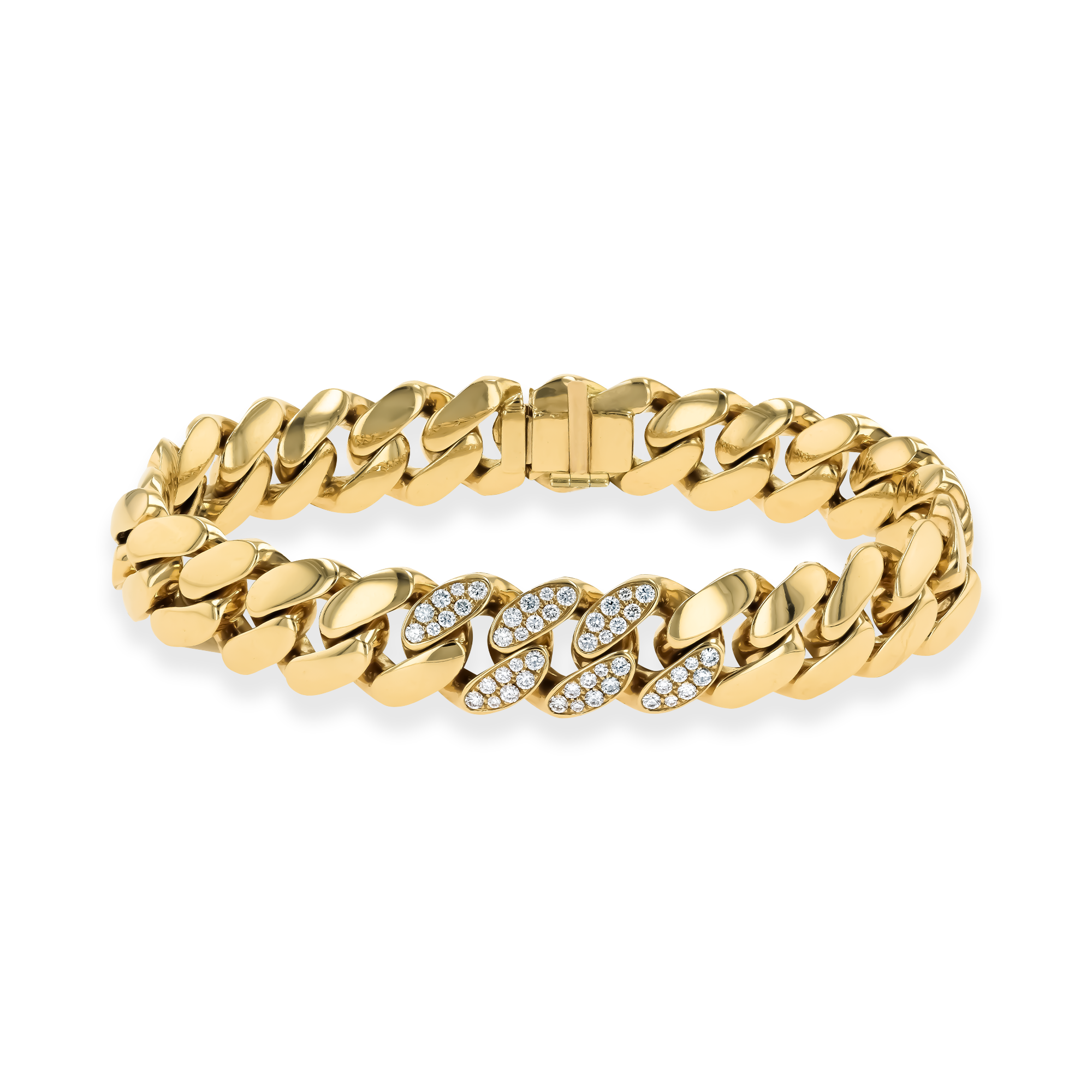 Bellezza Bronze Curb-Link 2-Row Bracelet