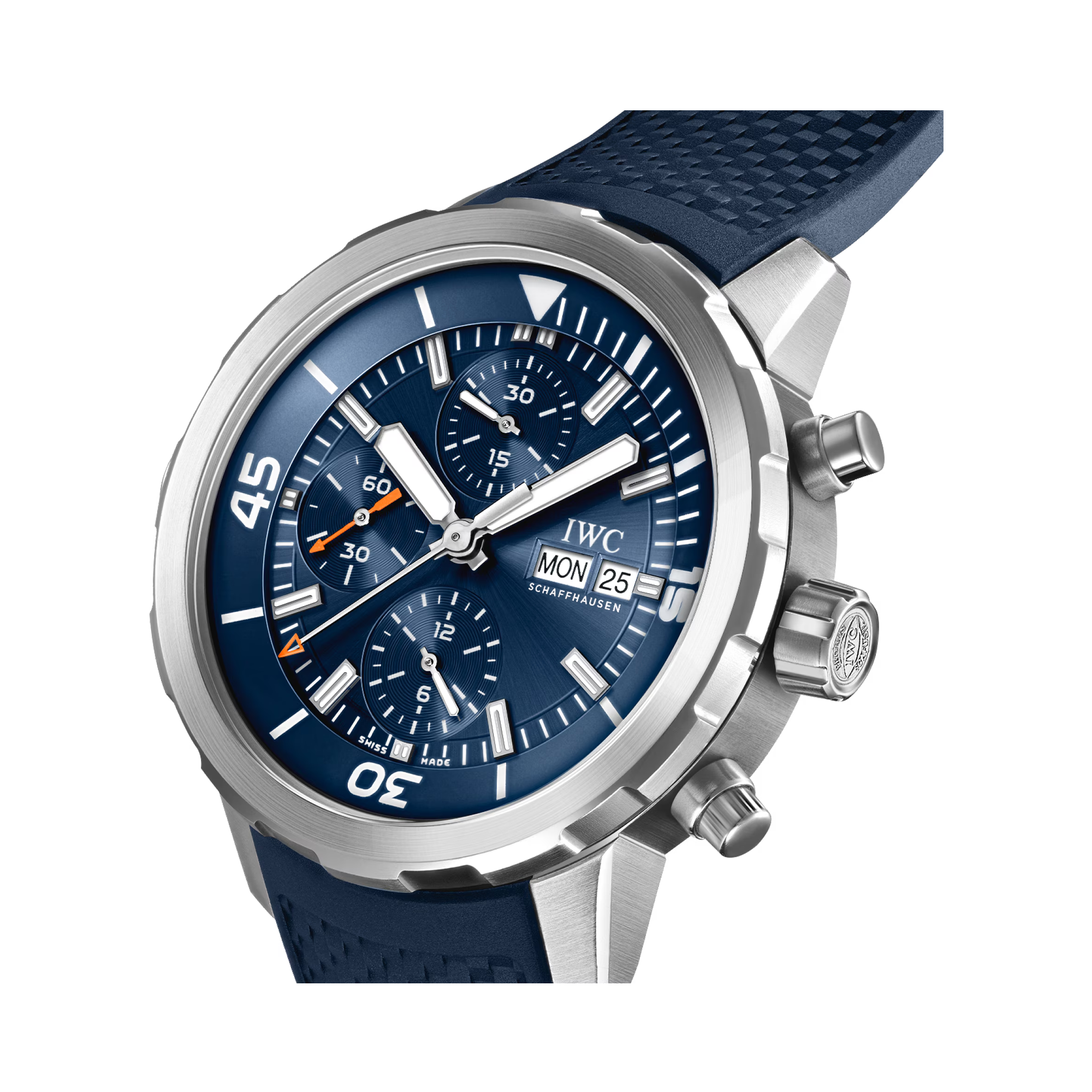 IWC Aquatimer 44mm, Blue Dial, Baton Numerals_3