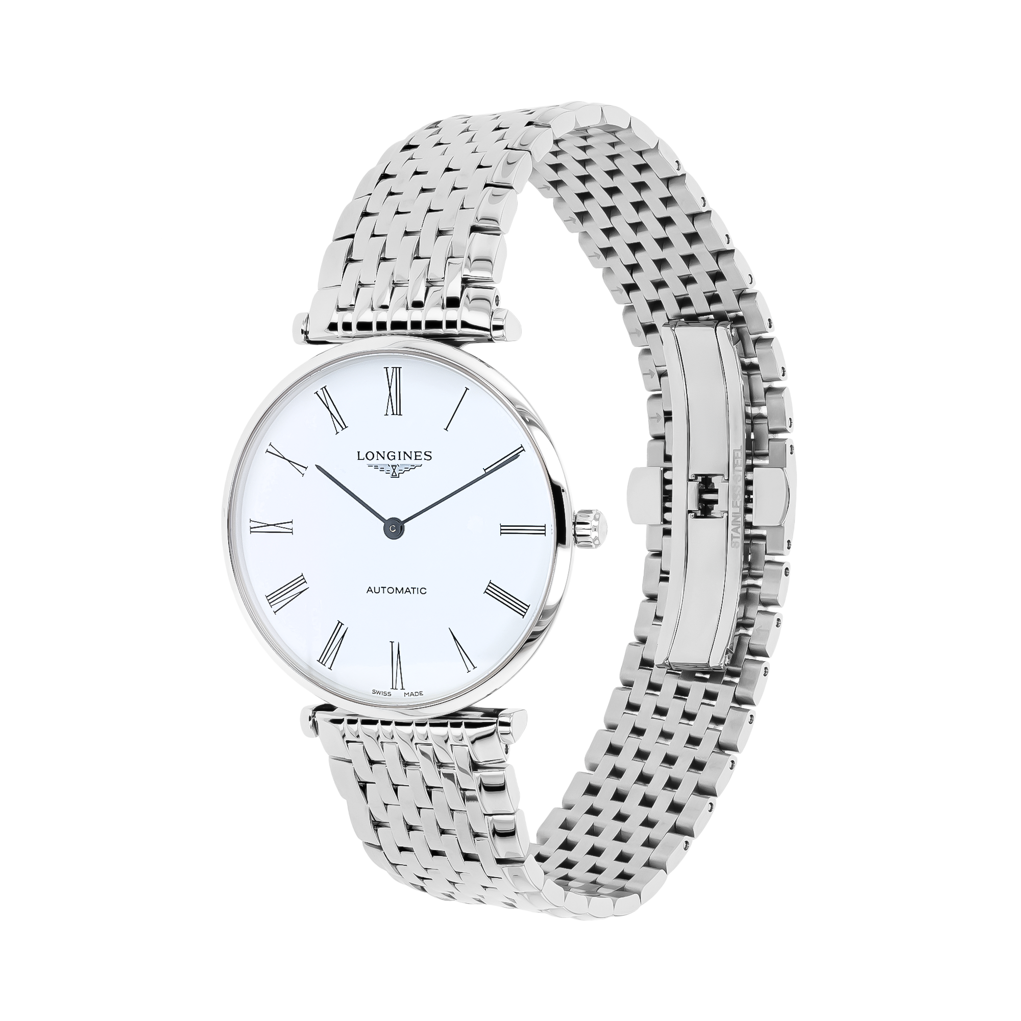 Pre-Owned Longines La Grande Classique de Longine 38mm, White Dial, Roman Numerals_2