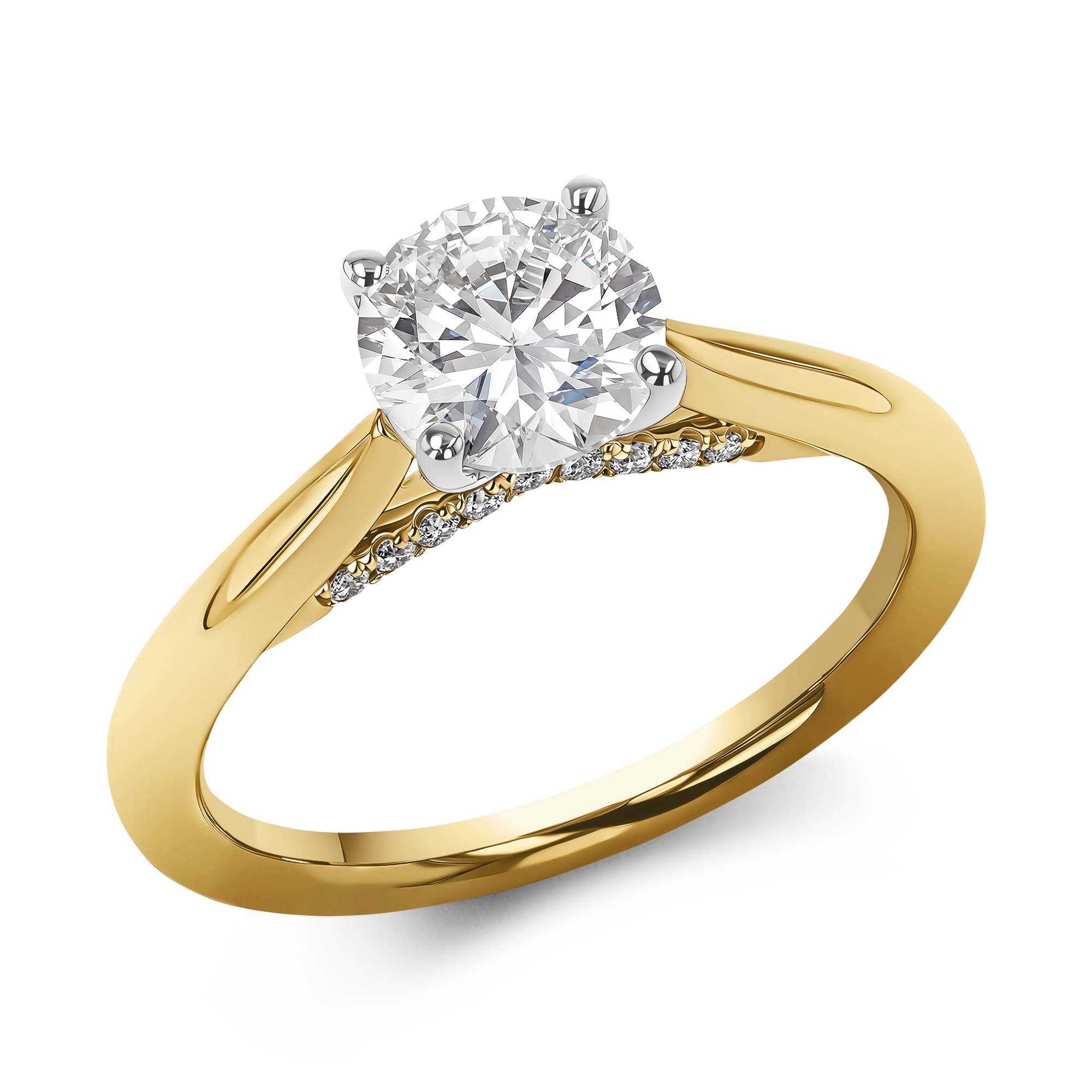 Classic 1.00ct Diamond Solitaire Ring Brilliant cut, Claw set_1