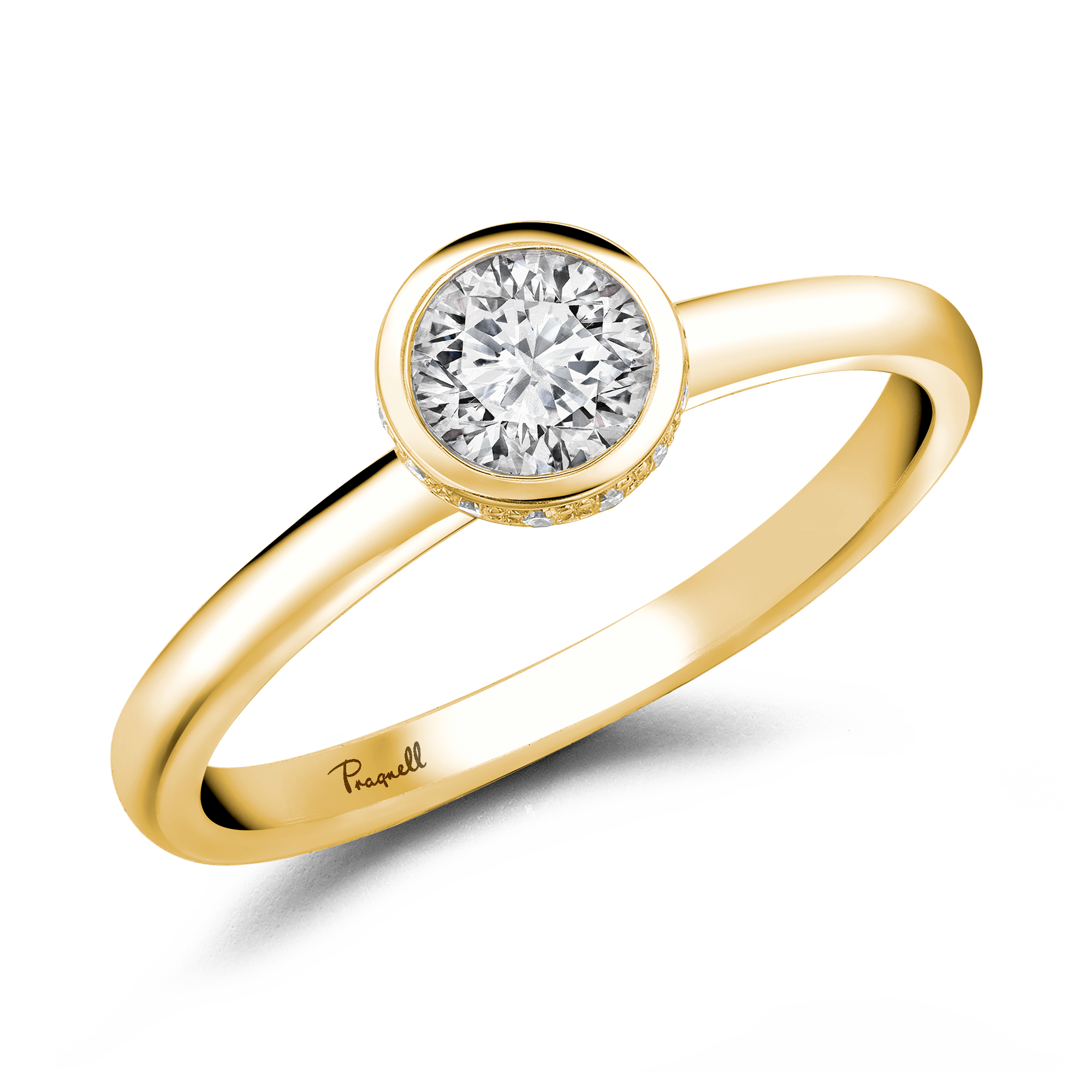 Sundance Diamond Ring Brilliant Cut, Rubover Set_1