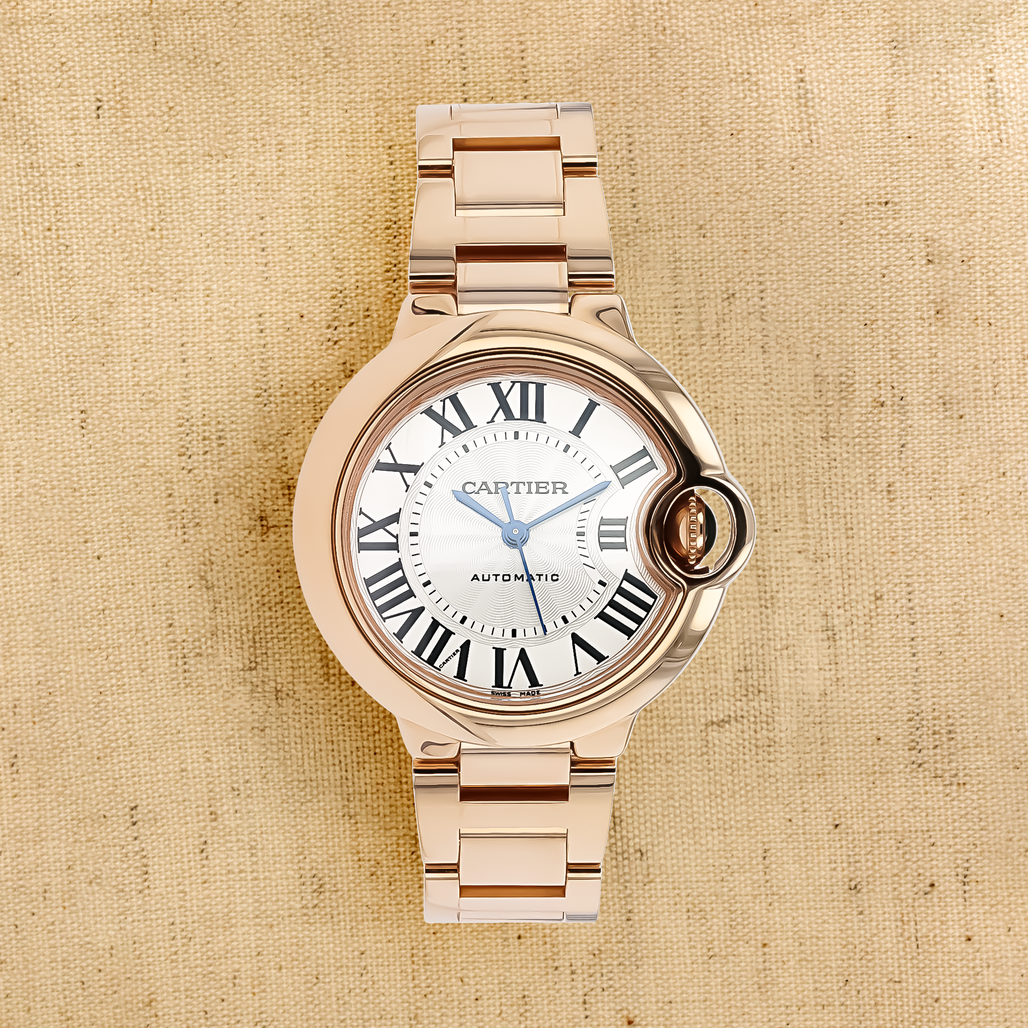 Pre Owned Cartier Ballon Bleu de Cartier WGBB0042 Watch 33mm