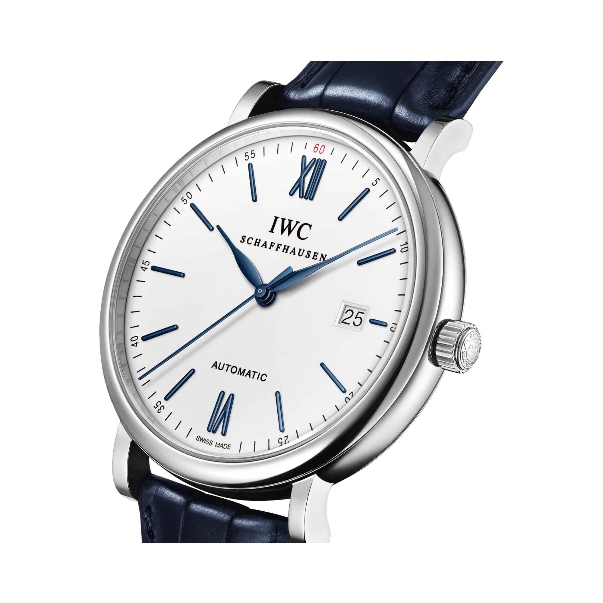 IWC Portofino 40mm, Silver Dial, Roman/Baton Numerals_3