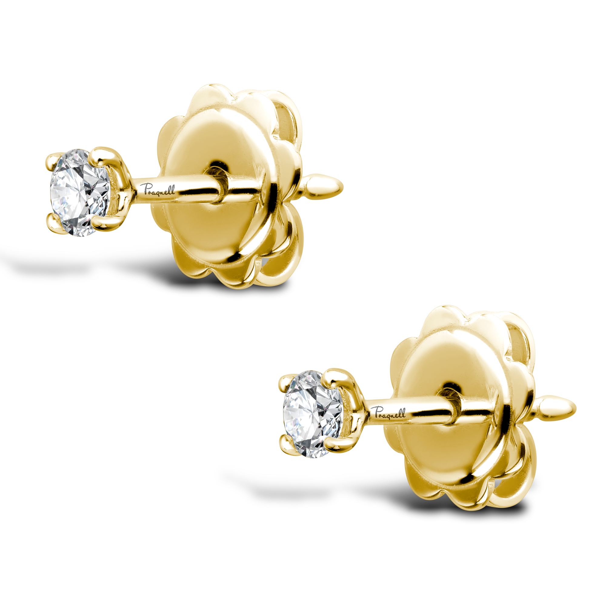 Diamond Stud Earrings Brilliant cut, Claw set_2