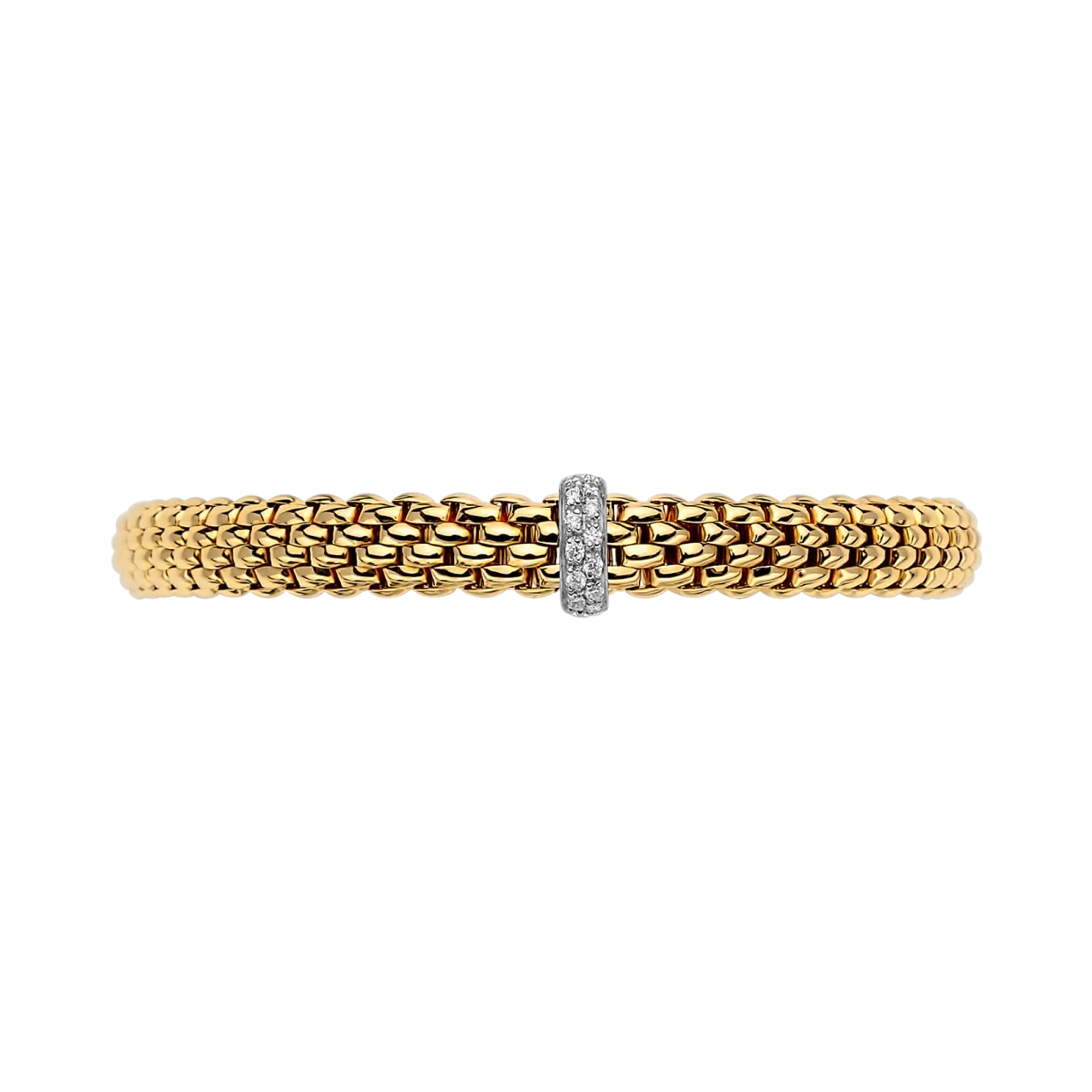 Fope Vendôme Flex'it 0.10ct Diamond Bracelet Brilliant Cut, Grain Set_2