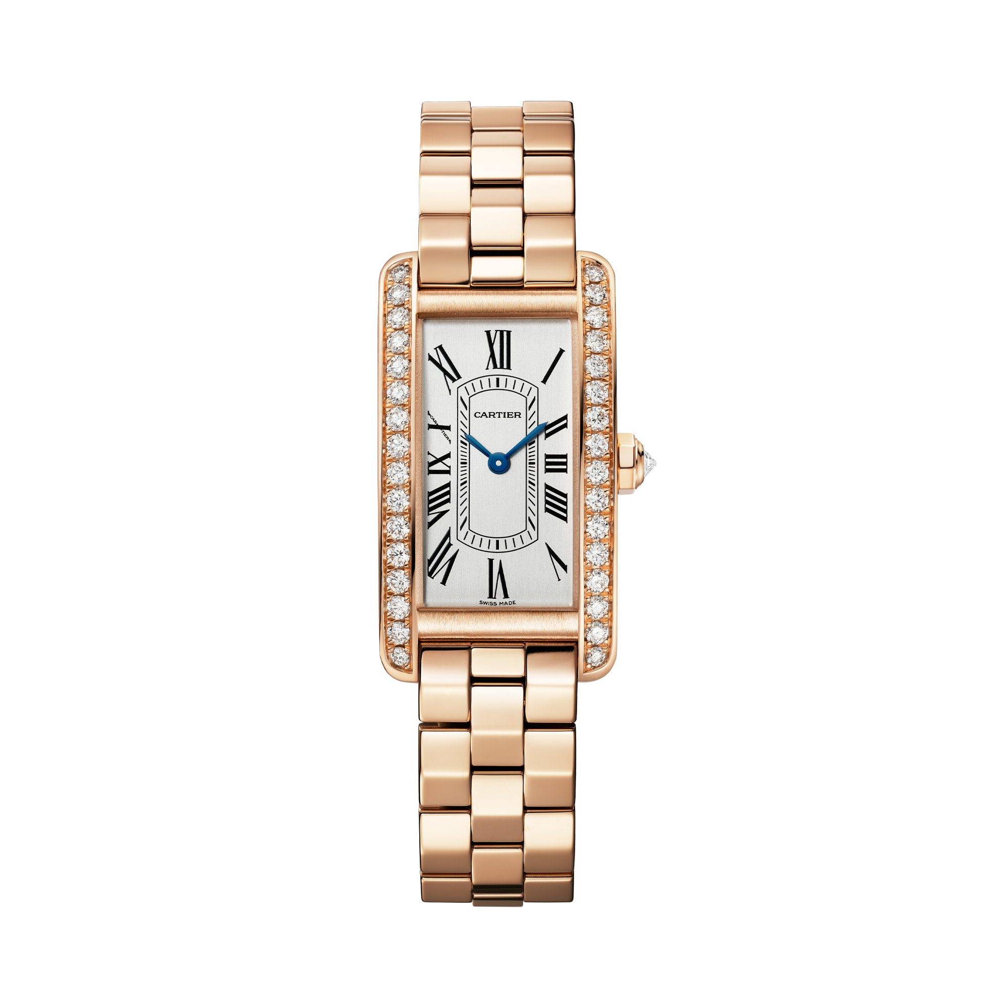 Cartier Tank Américaine 19.4mm, Silver Dial, Roman Numeral_1