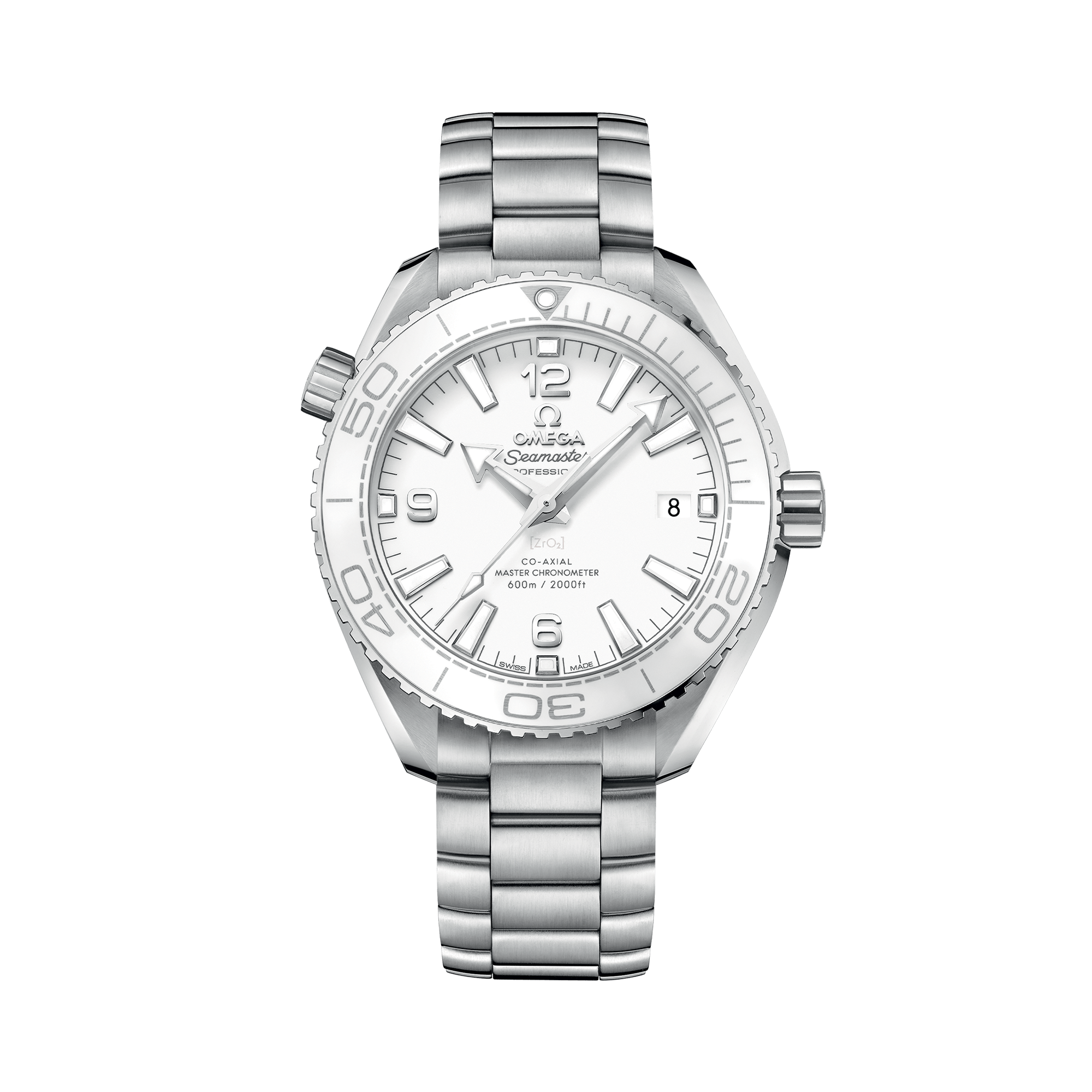 Omega planet ocean outlet white dial