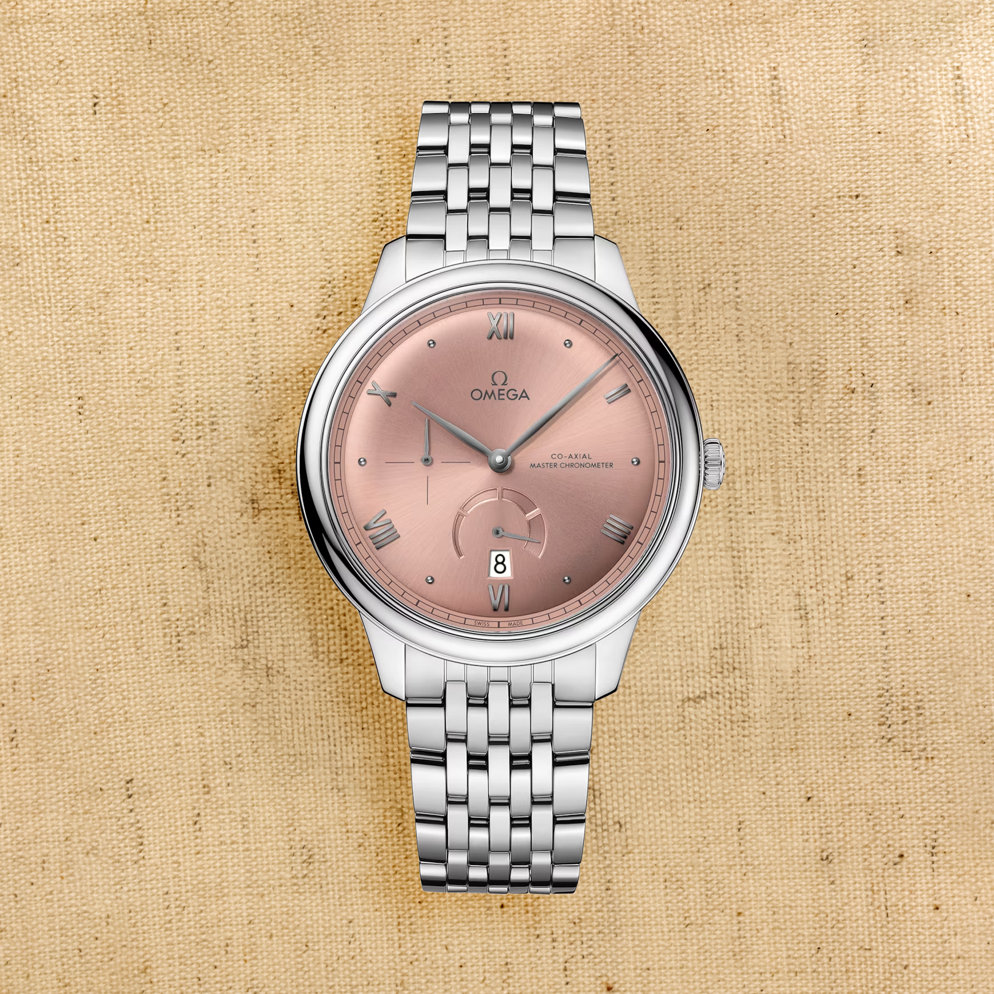 OMEGA De Ville Prestige 41mm, Pink Dial. Roman Numerals_1