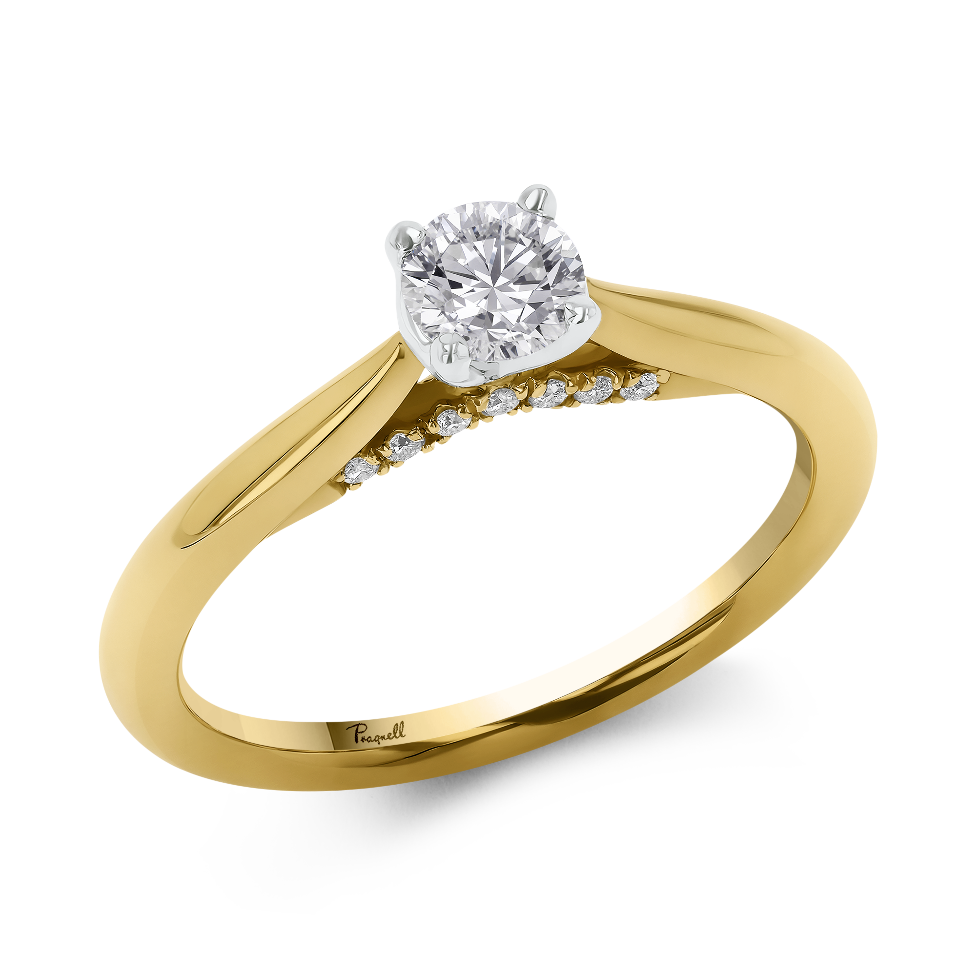 Classic 0.32ct Diamond Solitaire Ring Brilliant cut, Claw set_1